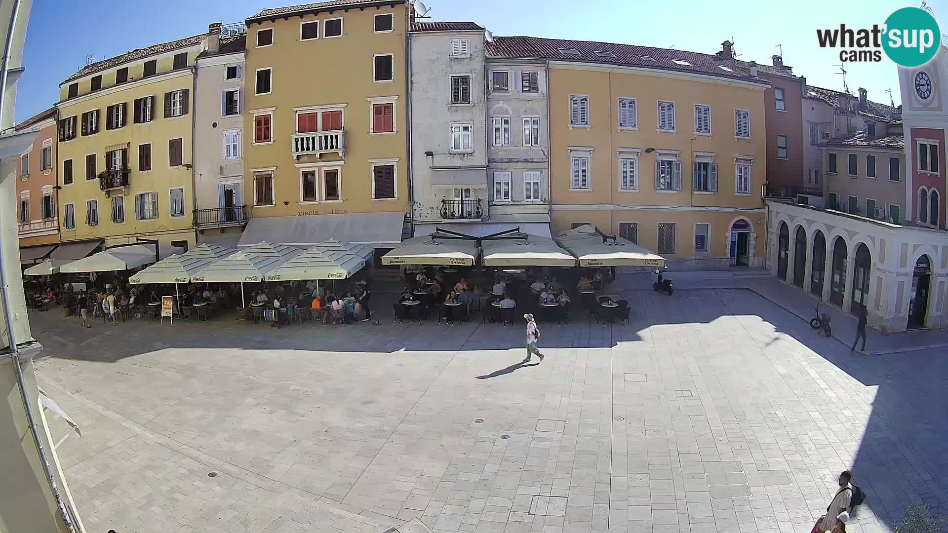 Webcam Rovinj Zentrum – Hauptplatz in Echtzeit