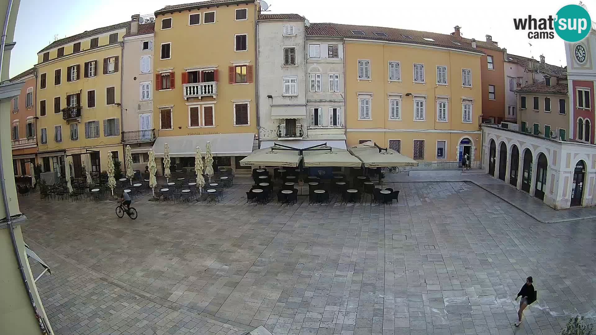 Webcam Rovinj Zentrum – Hauptplatz in Echtzeit
