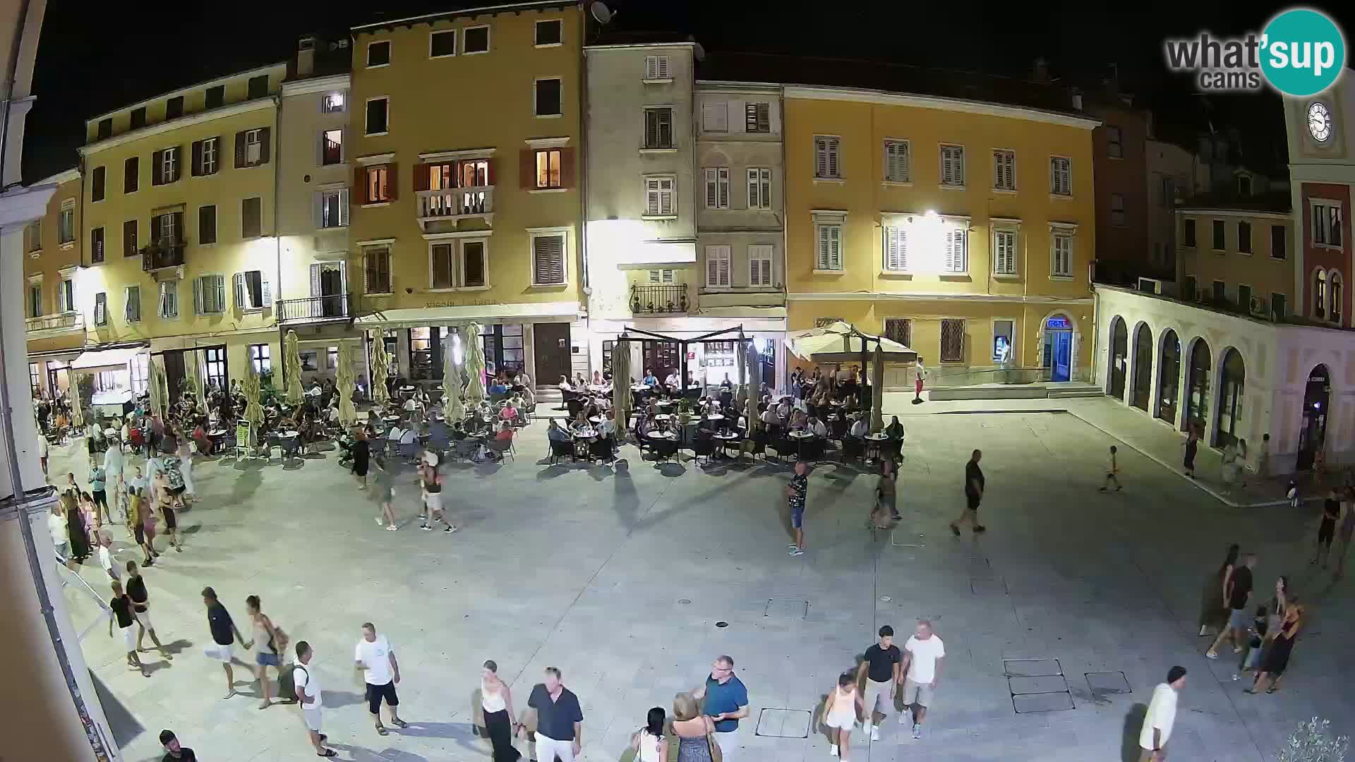 Webcam Rovinj Zentrum – Hauptplatz in Echtzeit