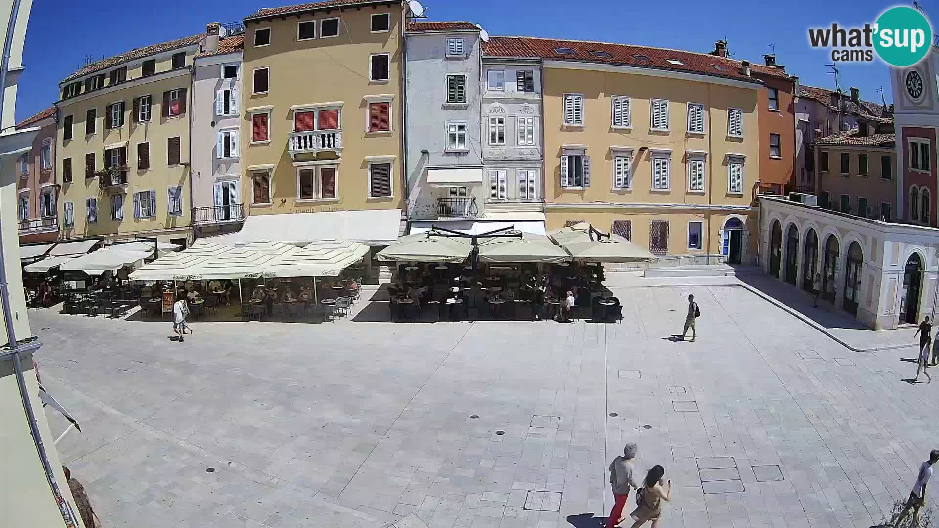 Webcam Rovinj Zentrum – Hauptplatz in Echtzeit