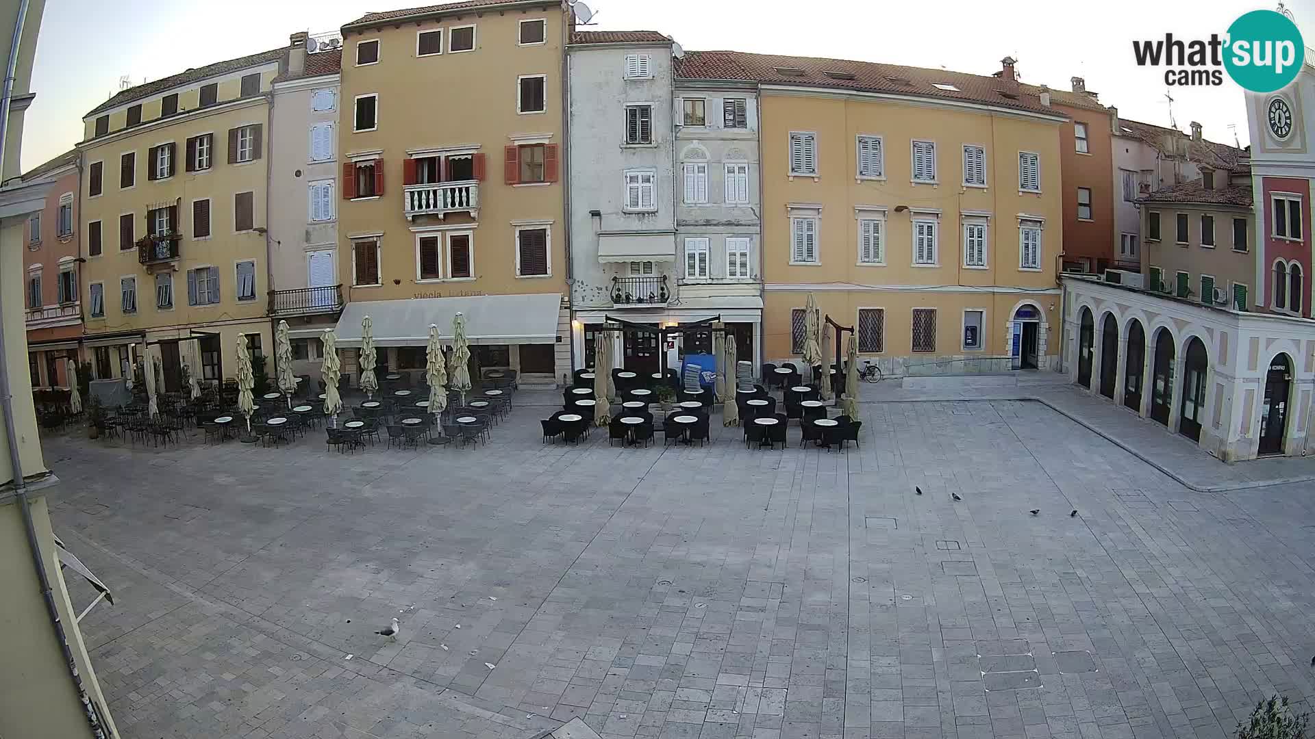 Webcam Rovinj Zentrum – Hauptplatz in Echtzeit