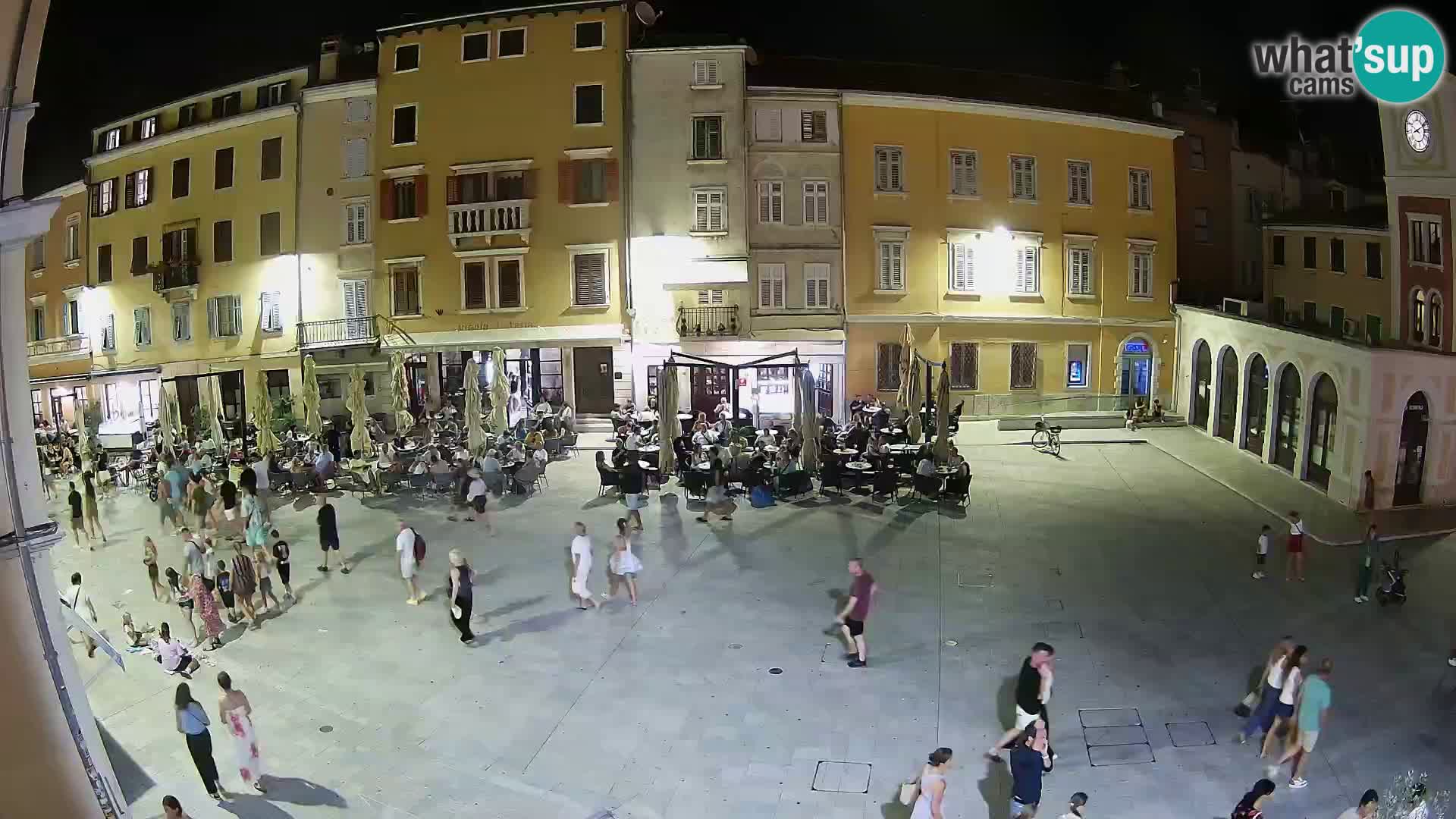 Webcam Rovinj Zentrum – Hauptplatz in Echtzeit