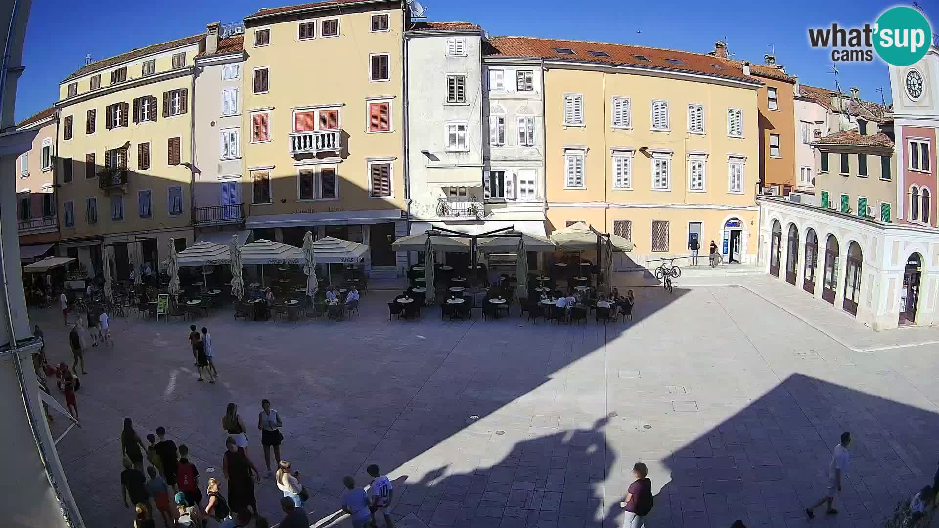 Webcam Rovinj Zentrum – Hauptplatz in Echtzeit