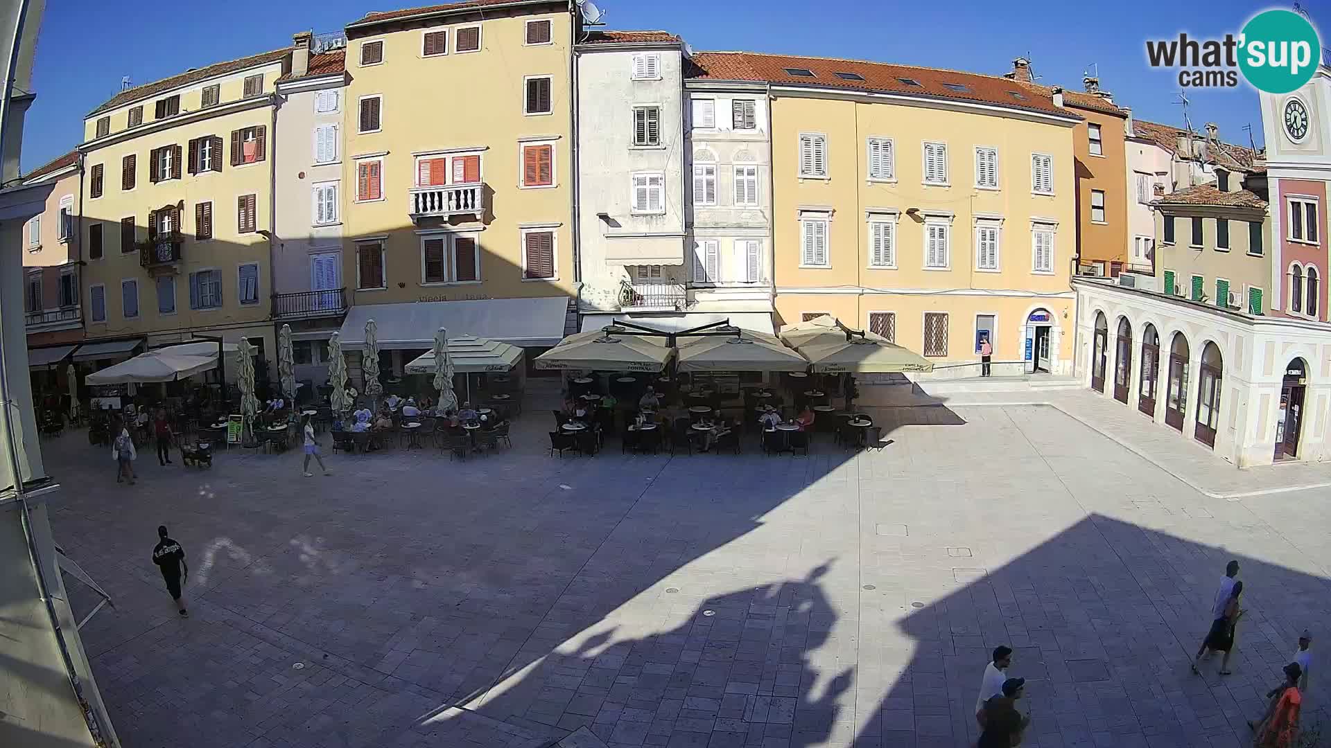 Webcam Rovinj Zentrum – Hauptplatz in Echtzeit