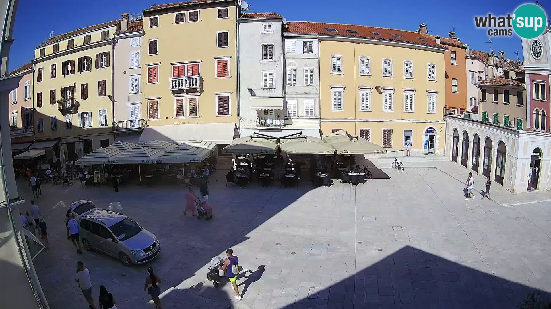 Webcam Rovinj Center – Plaza Principal