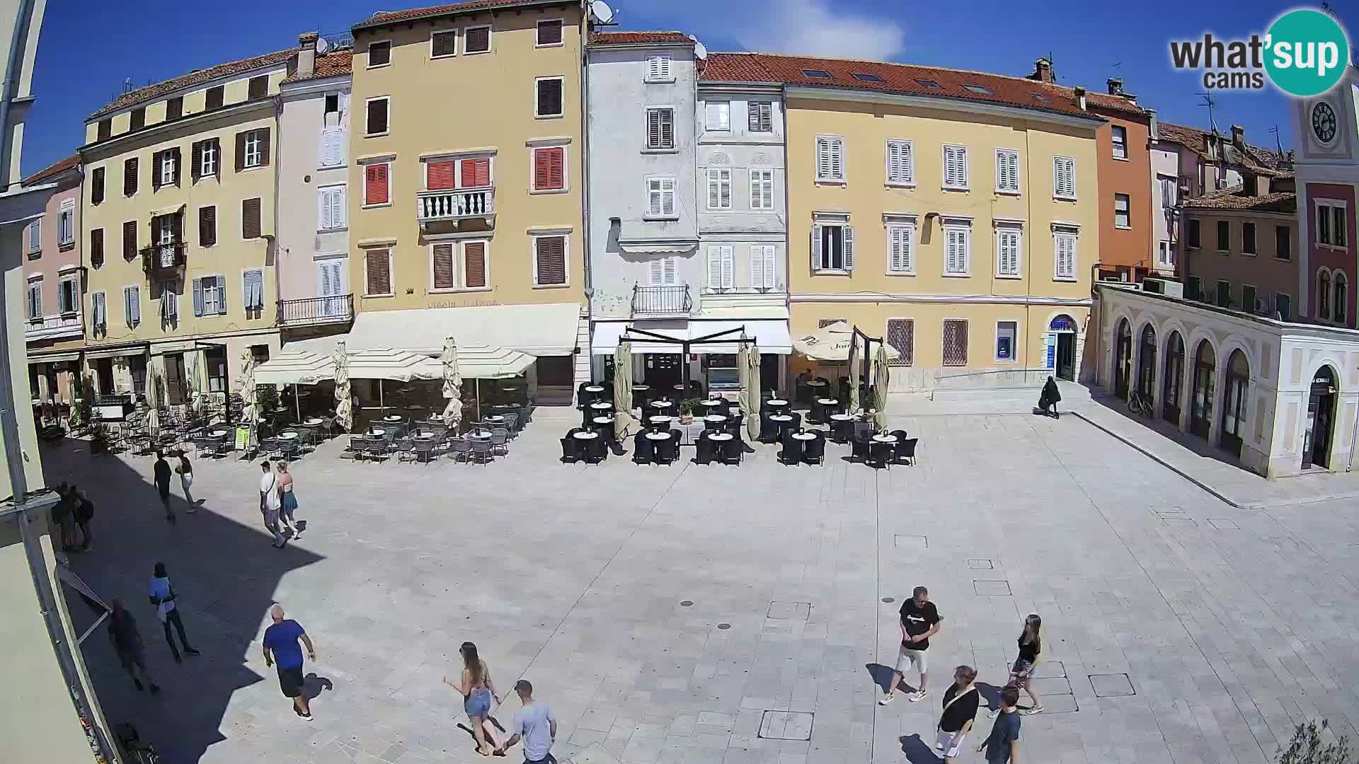 Webcam Rovinj Zentrum – Hauptplatz in Echtzeit