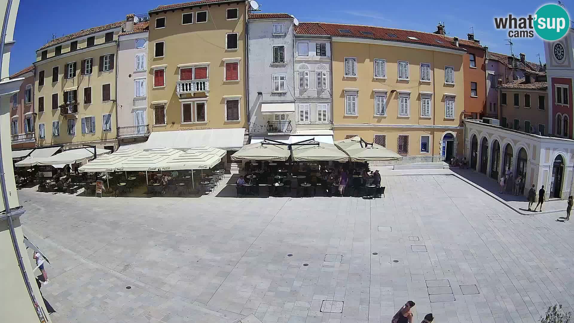 Webcam Rovinj Zentrum – Hauptplatz in Echtzeit