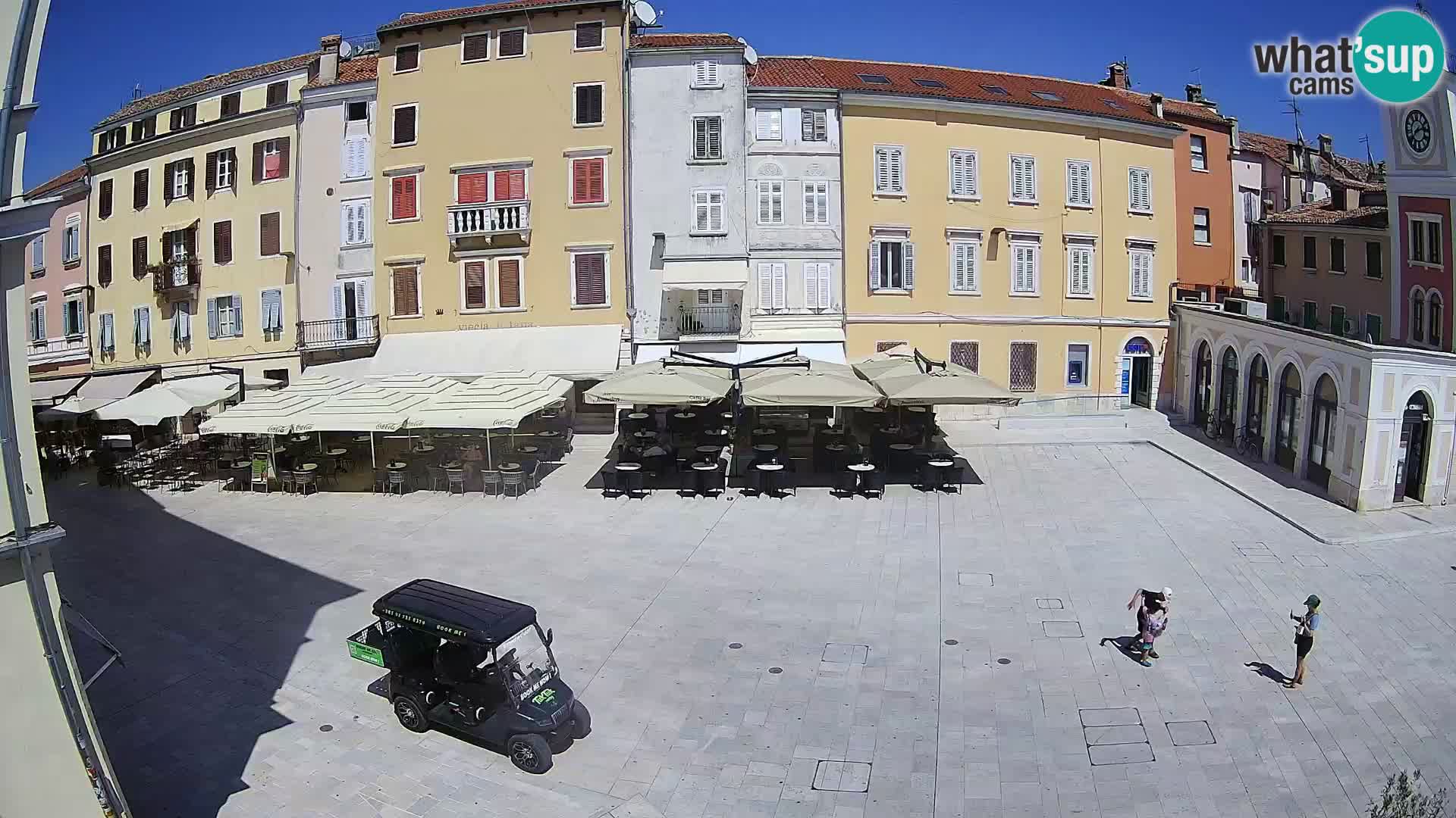Webcam Rovinj Zentrum – Hauptplatz in Echtzeit
