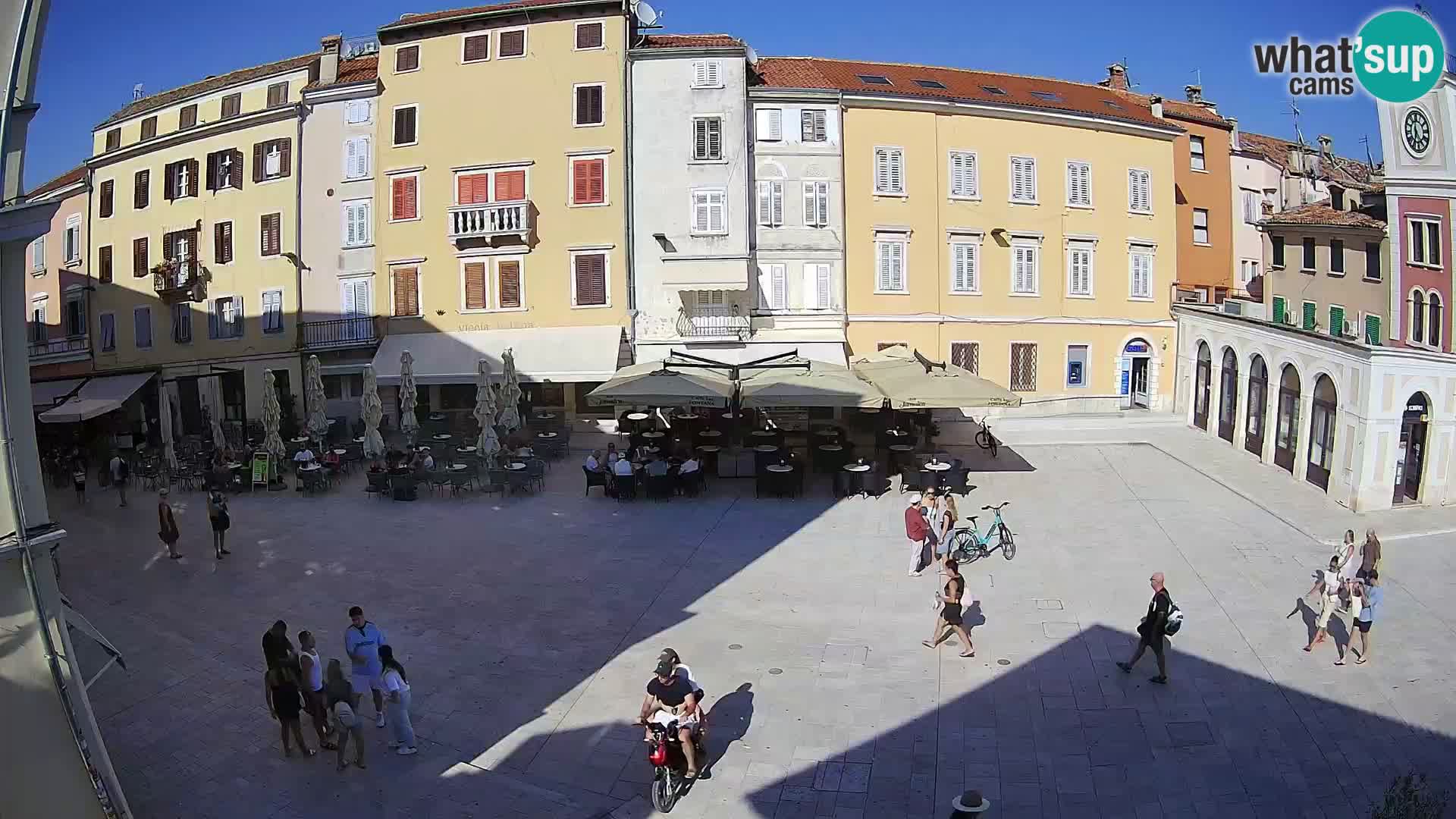 Webcam Rovinj Zentrum – Hauptplatz in Echtzeit