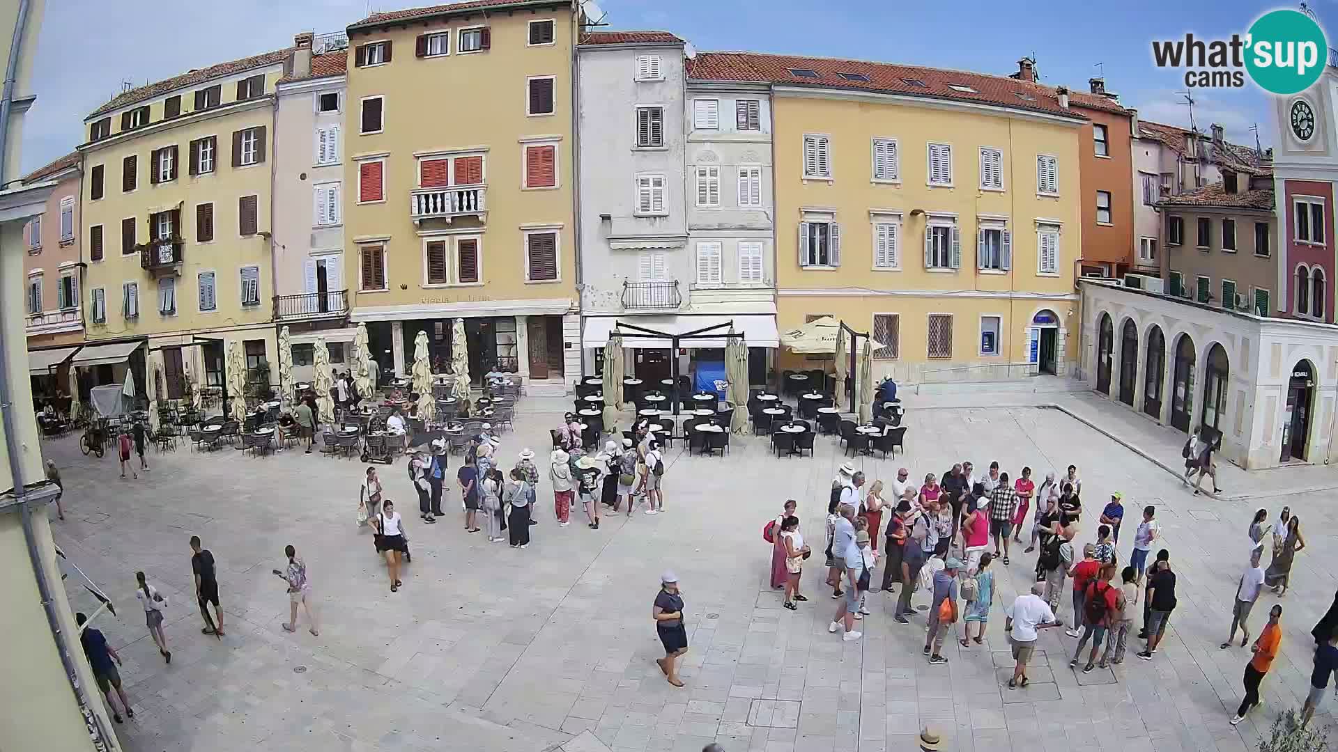 Webcam Rovinj Zentrum – Hauptplatz in Echtzeit