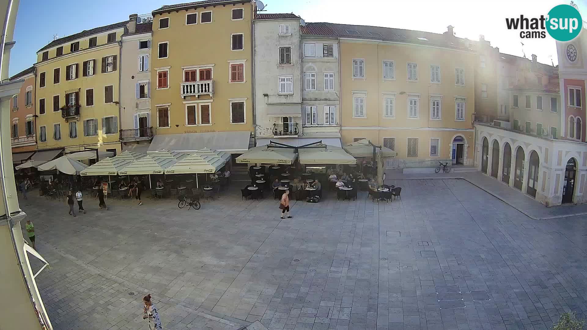 Webcam Rovinj Zentrum – Hauptplatz in Echtzeit