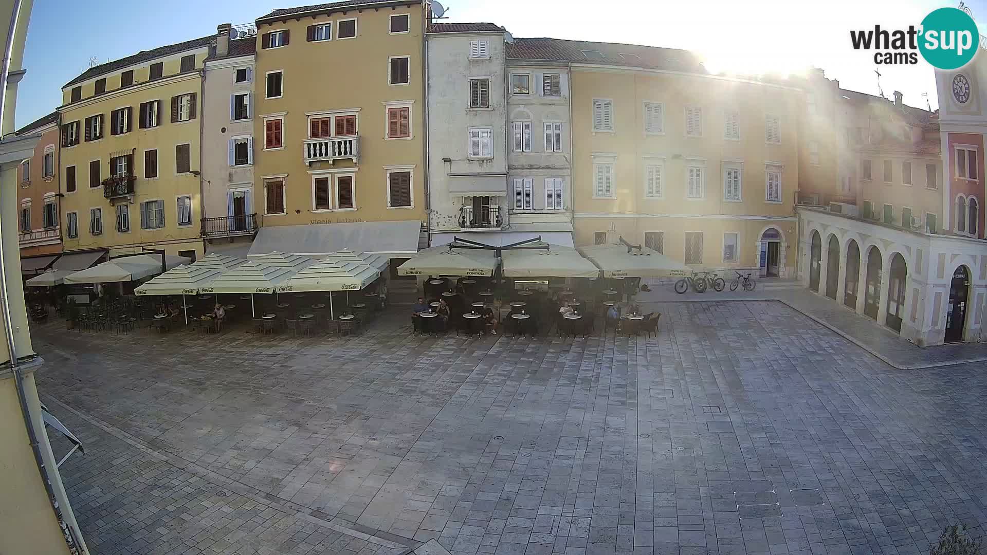 Webcam Rovinj Zentrum – Hauptplatz in Echtzeit