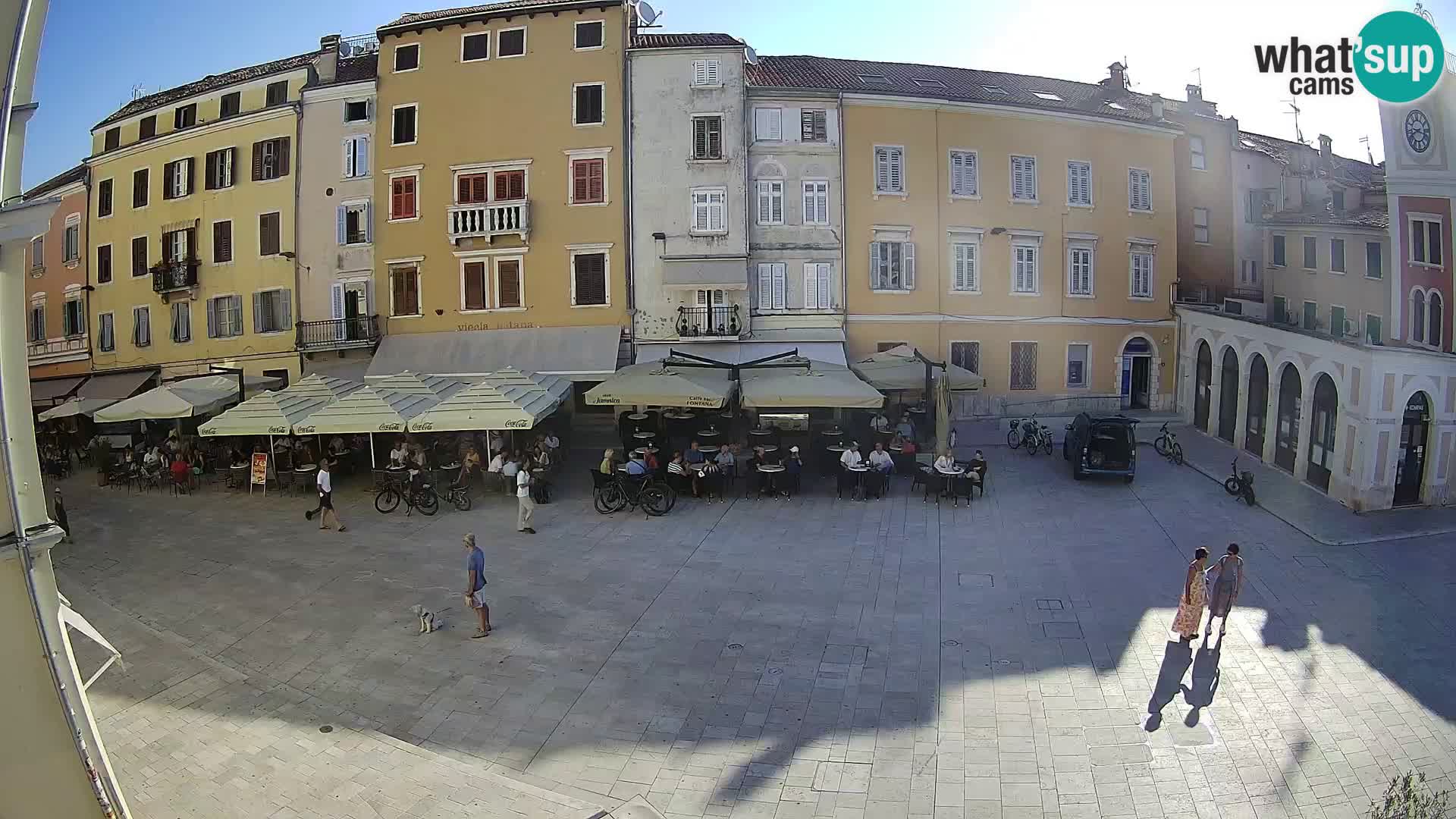 Webcam Rovinj Zentrum – Hauptplatz in Echtzeit