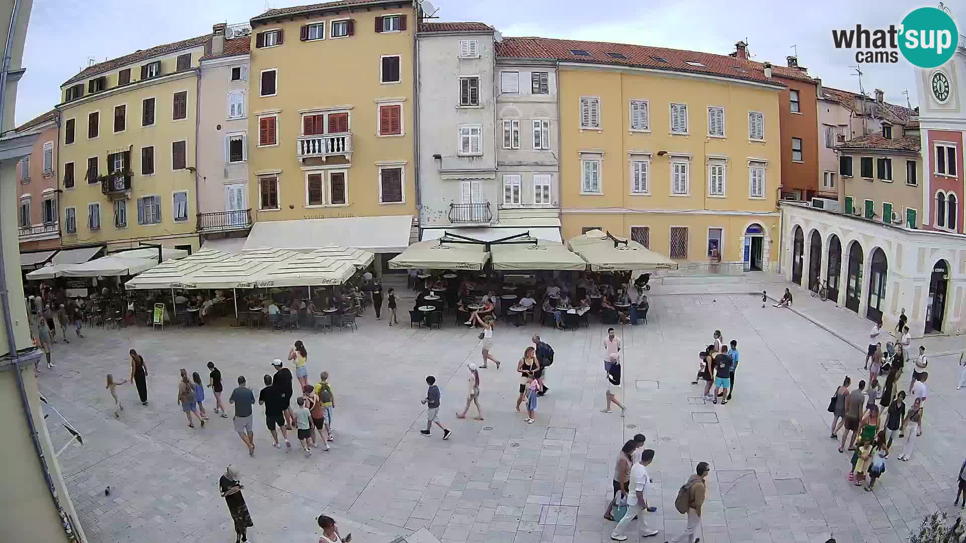 Webcam Rovinj Zentrum – Hauptplatz in Echtzeit