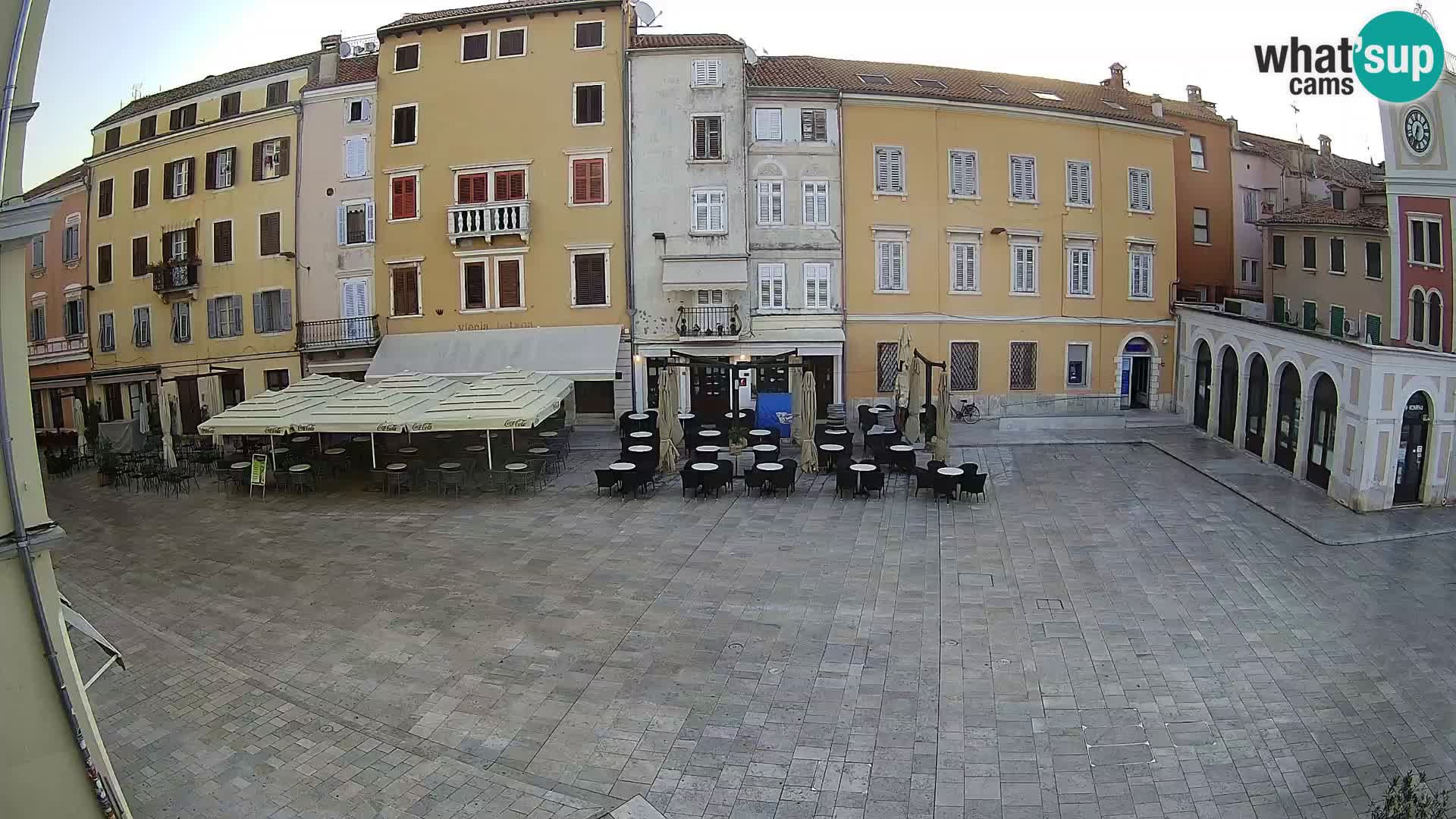 Webcam Rovinj Zentrum – Hauptplatz in Echtzeit