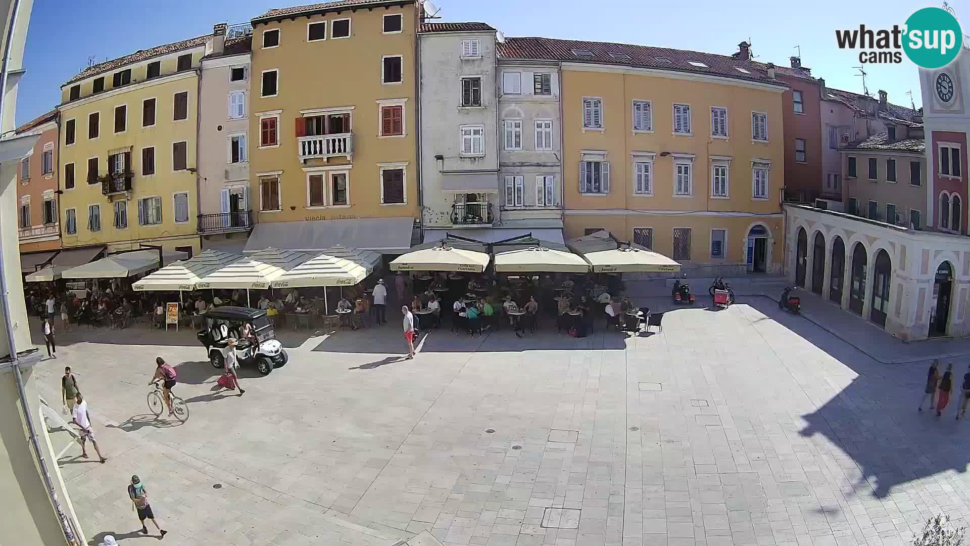 Webcam Rovinj Zentrum – Hauptplatz in Echtzeit