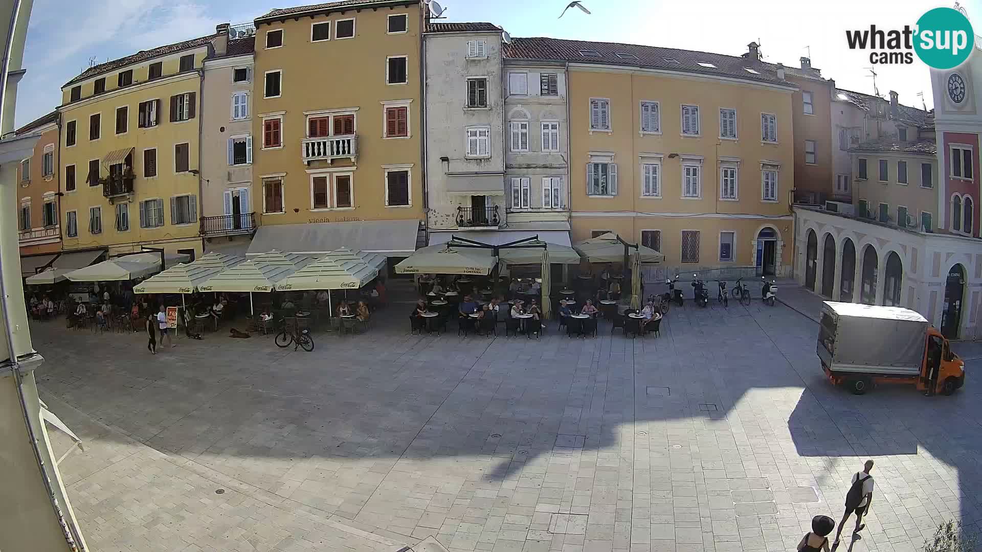 Webcam Rovinj Zentrum – Hauptplatz in Echtzeit