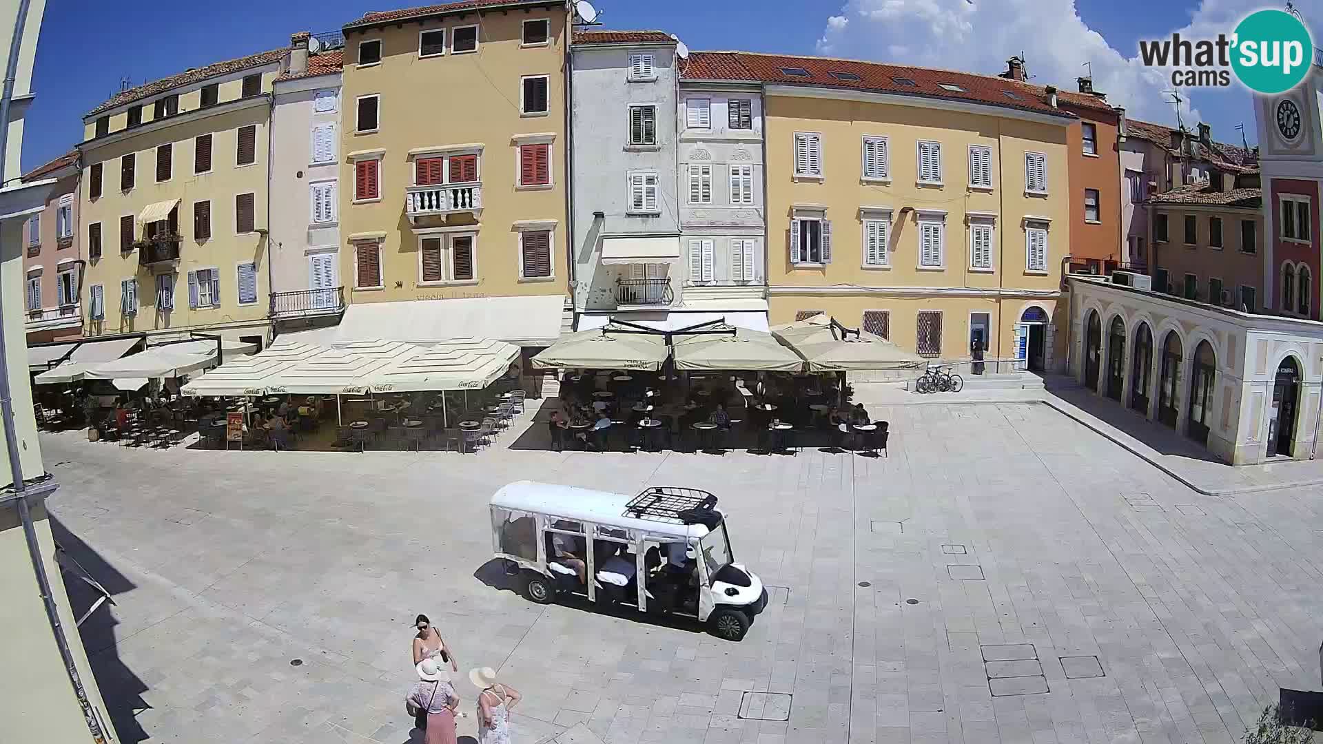 Webcam Rovinj Zentrum – Hauptplatz in Echtzeit