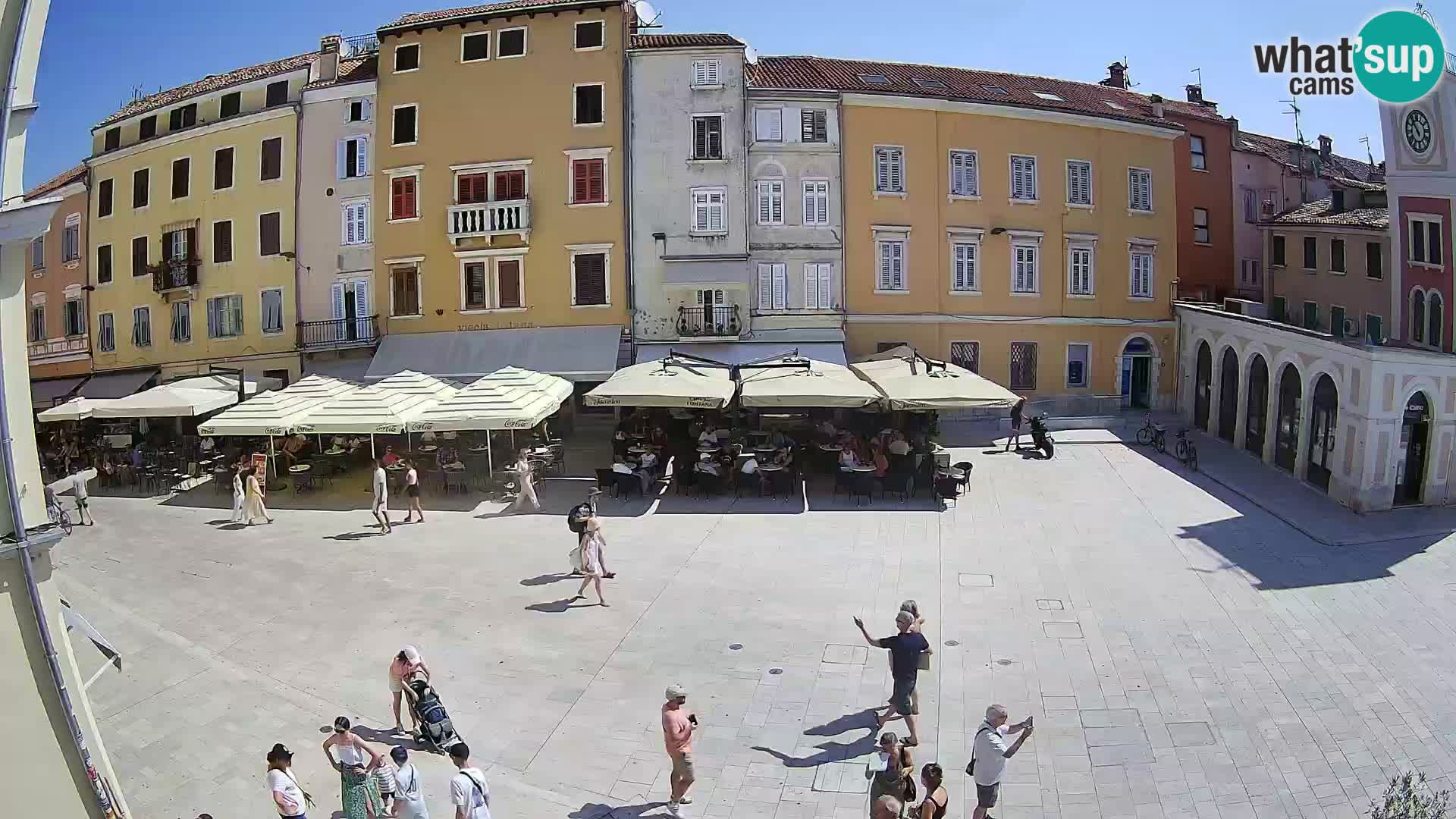 Webcam Rovinj Zentrum – Hauptplatz in Echtzeit