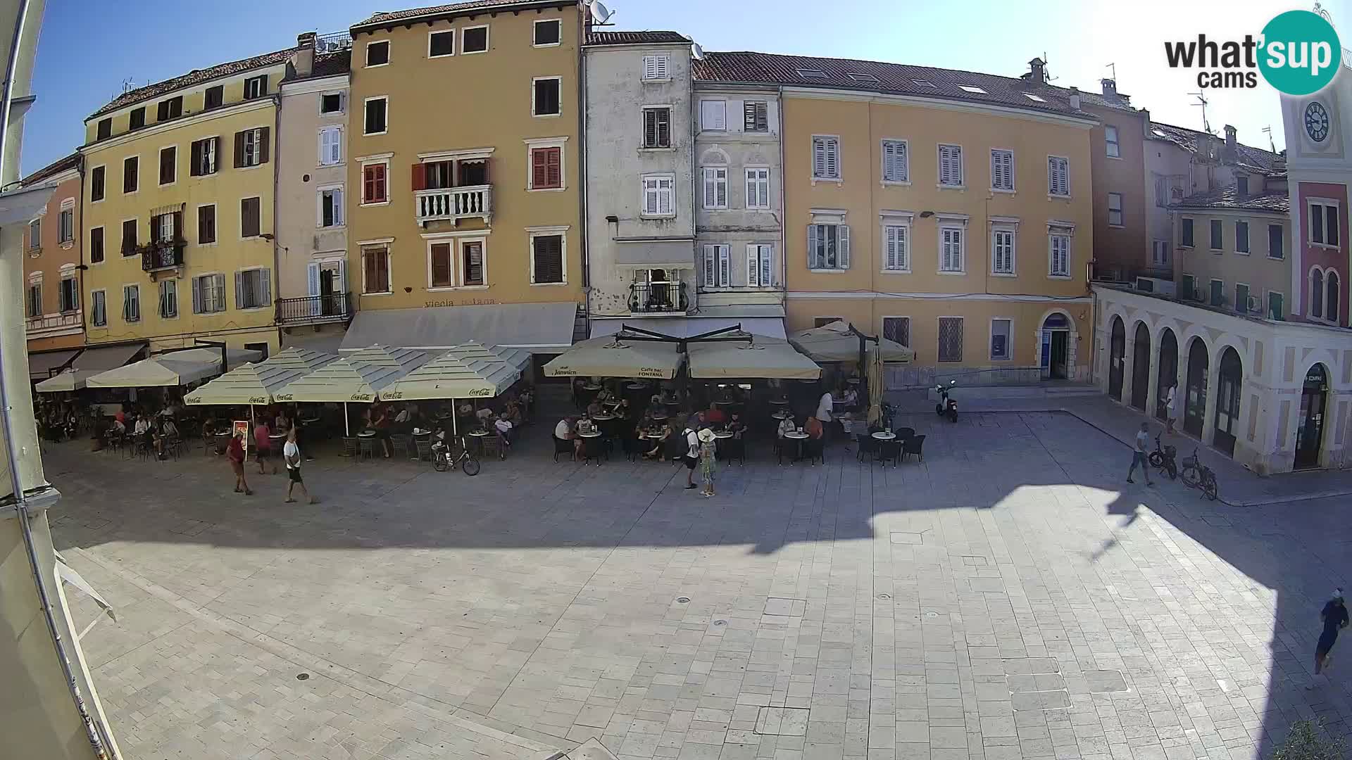 Webcam Rovinj Zentrum – Hauptplatz in Echtzeit
