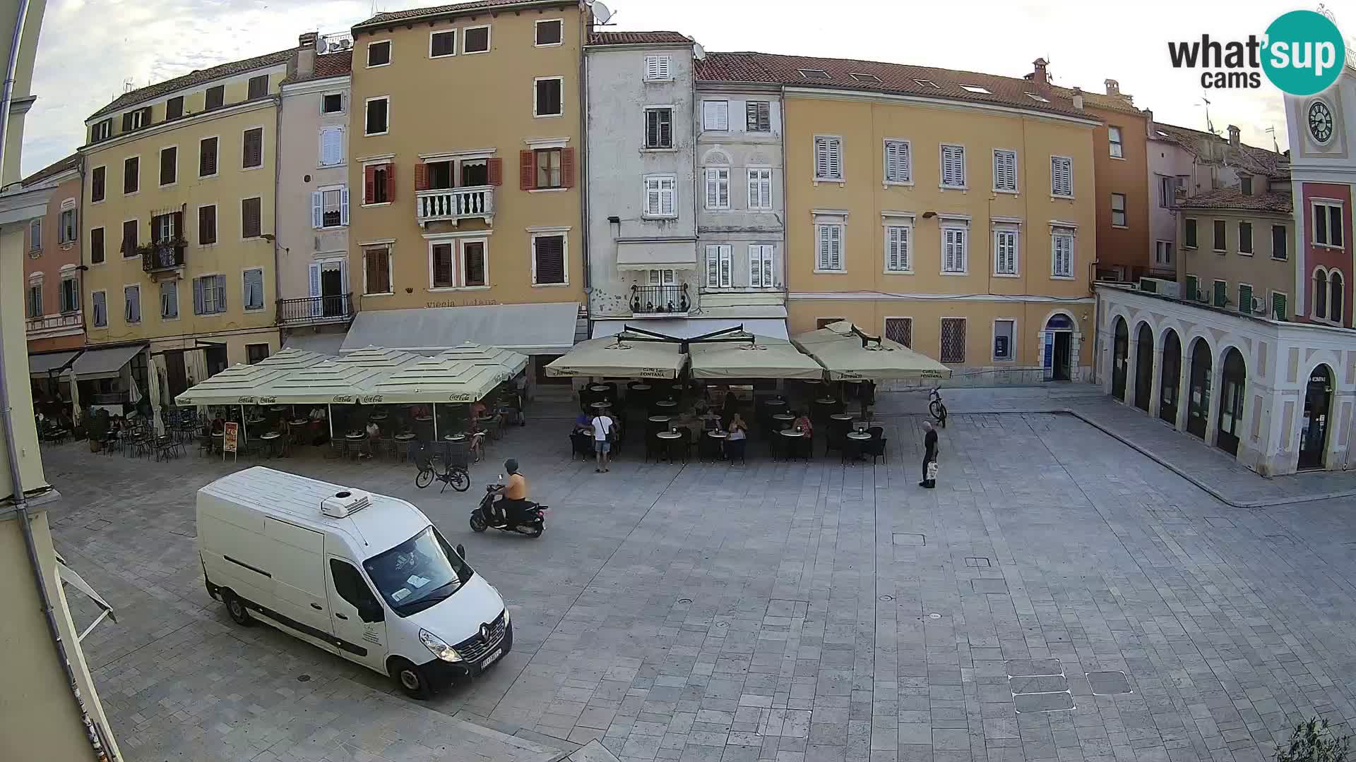 Webcam Rovinj Zentrum – Hauptplatz in Echtzeit
