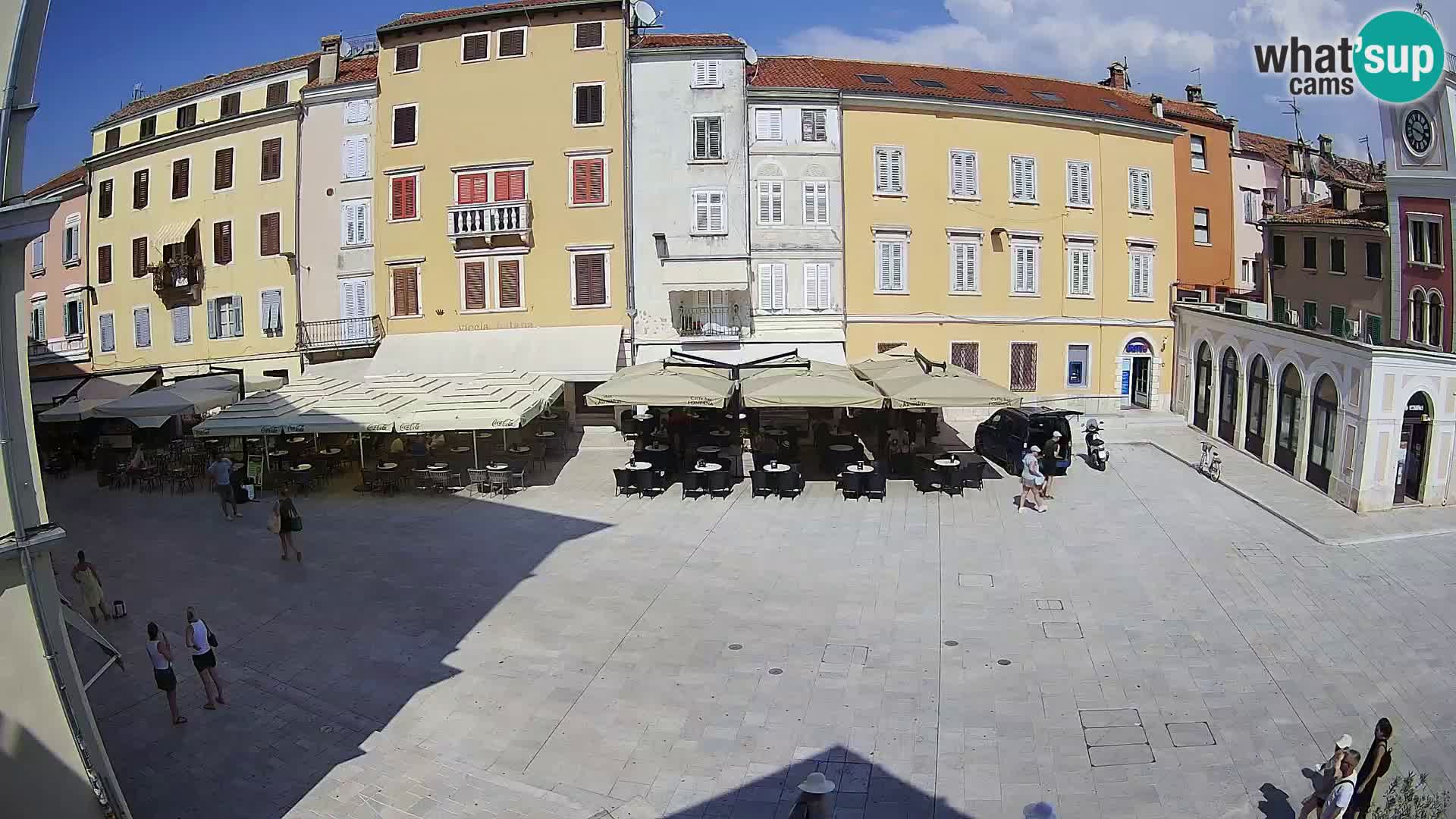 Webcam Rovinj Zentrum – Hauptplatz in Echtzeit