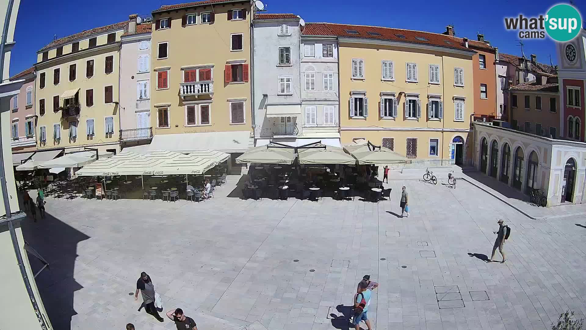Webcam Rovinj Zentrum – Hauptplatz in Echtzeit