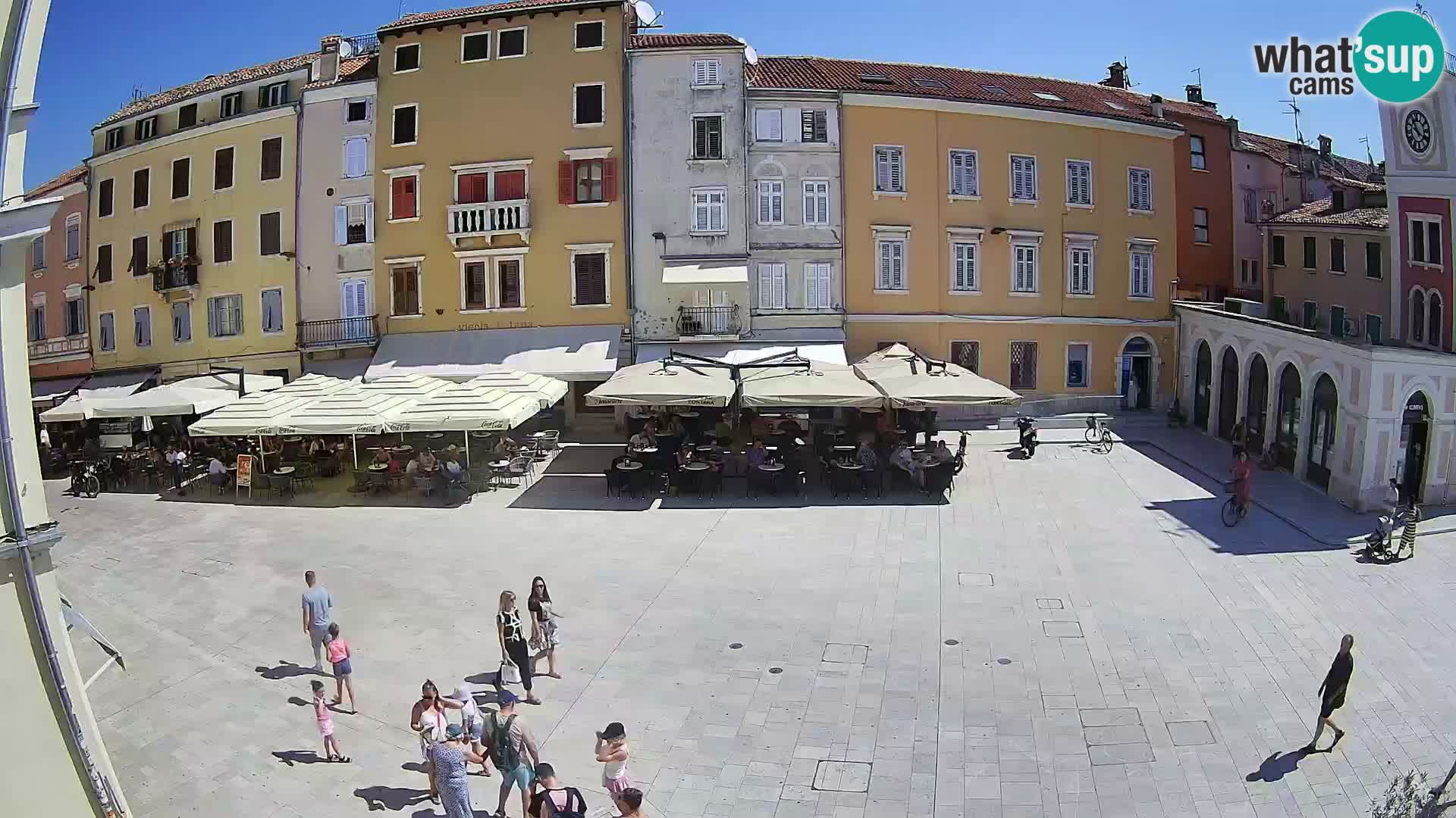 Webcam Rovinj Center – Plaza Principal