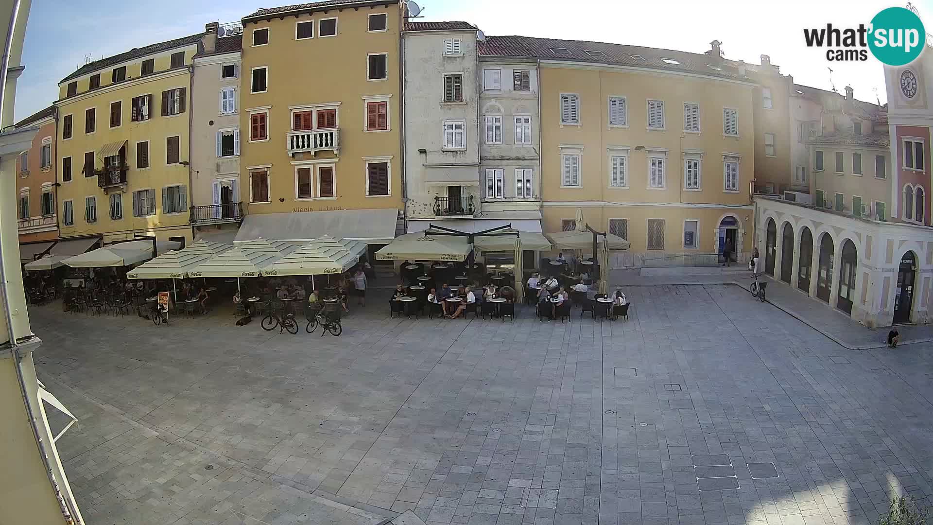 Webcam Rovinj Zentrum – Hauptplatz in Echtzeit