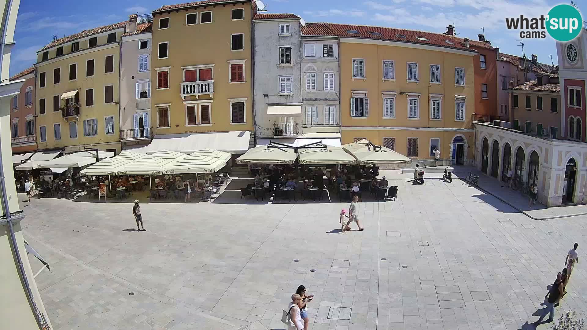 Webcam Rovinj Zentrum – Hauptplatz in Echtzeit
