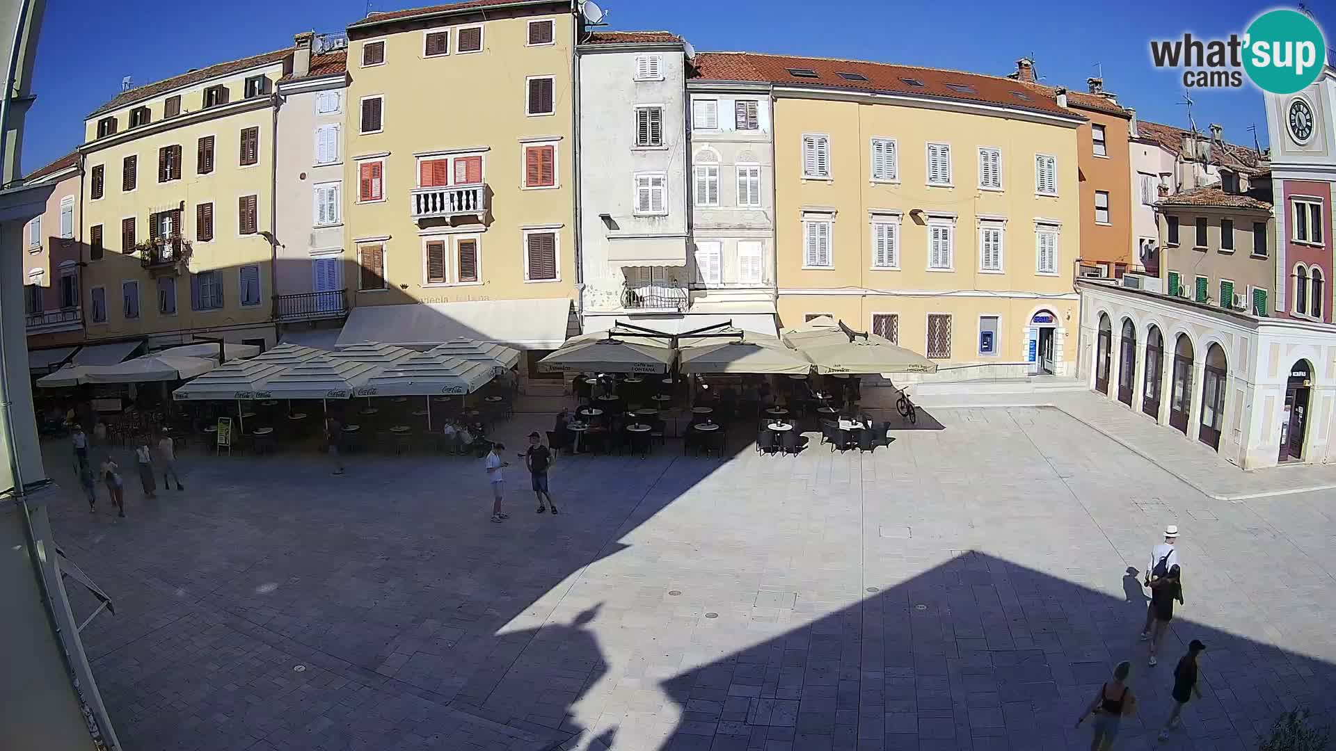 Webcam Rovinj Center – Plaza Principal