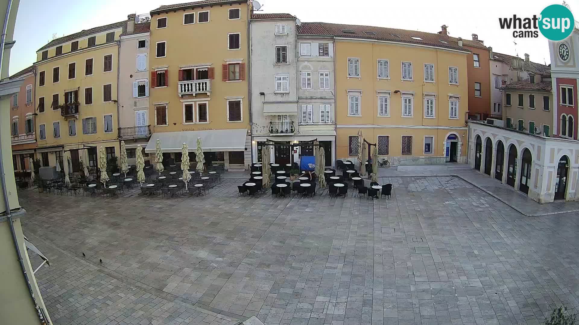 Webcam Rovinj Zentrum – Hauptplatz in Echtzeit