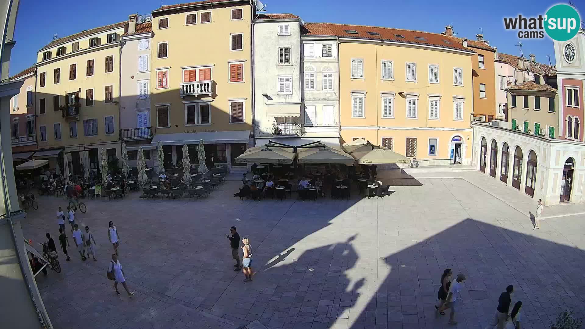 Webcam Rovinj Zentrum – Hauptplatz in Echtzeit