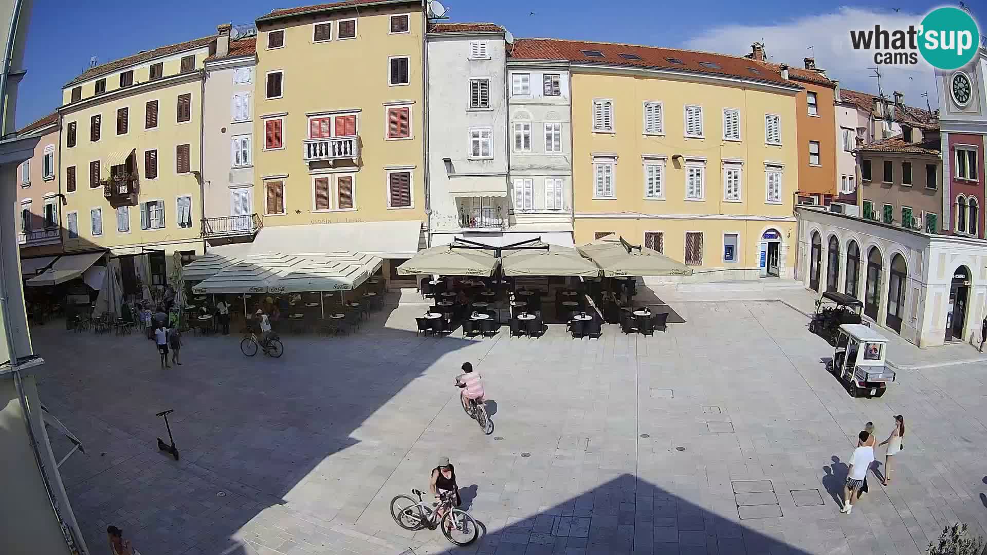 Webcam Rovinj Zentrum – Hauptplatz in Echtzeit