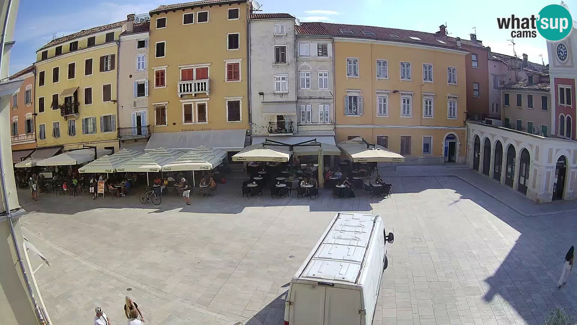 Webcam Rovinj Center – Plaza Principal