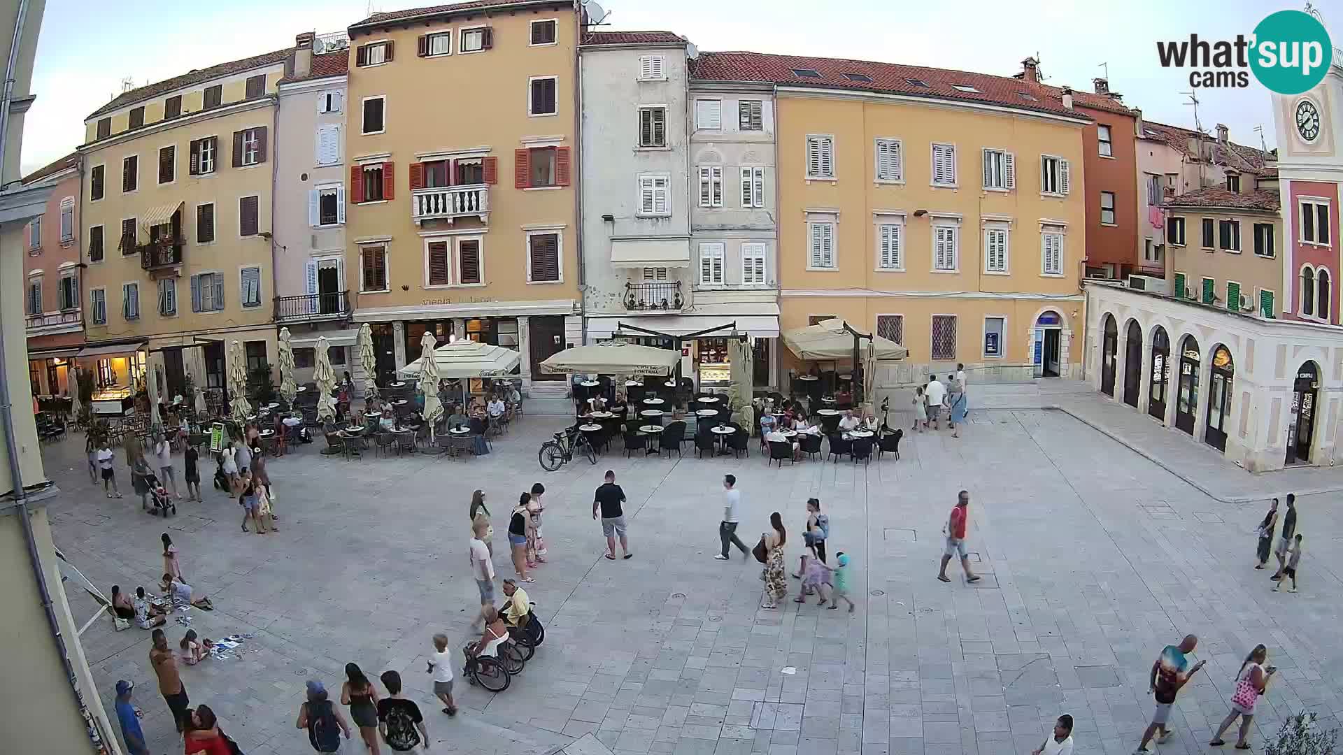 Webcam Rovinj Zentrum – Hauptplatz in Echtzeit