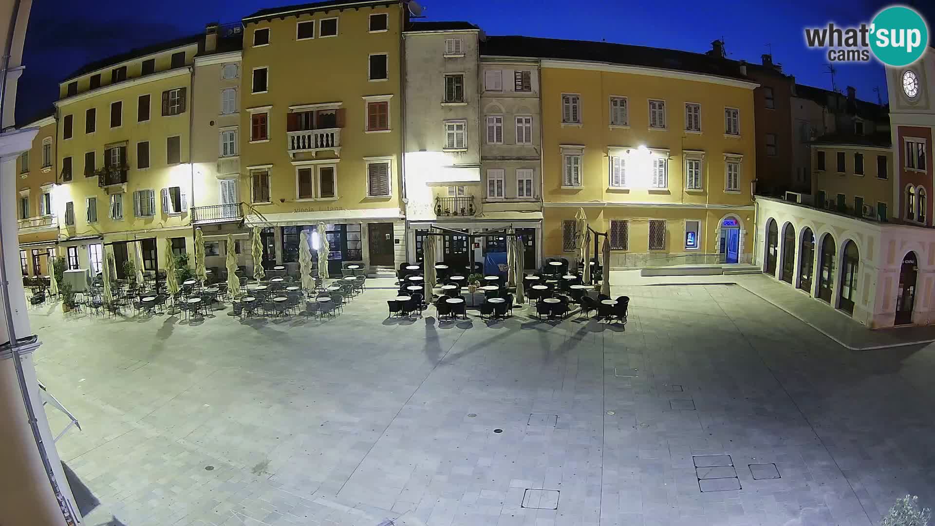 Webcam Rovinj Zentrum – Hauptplatz in Echtzeit