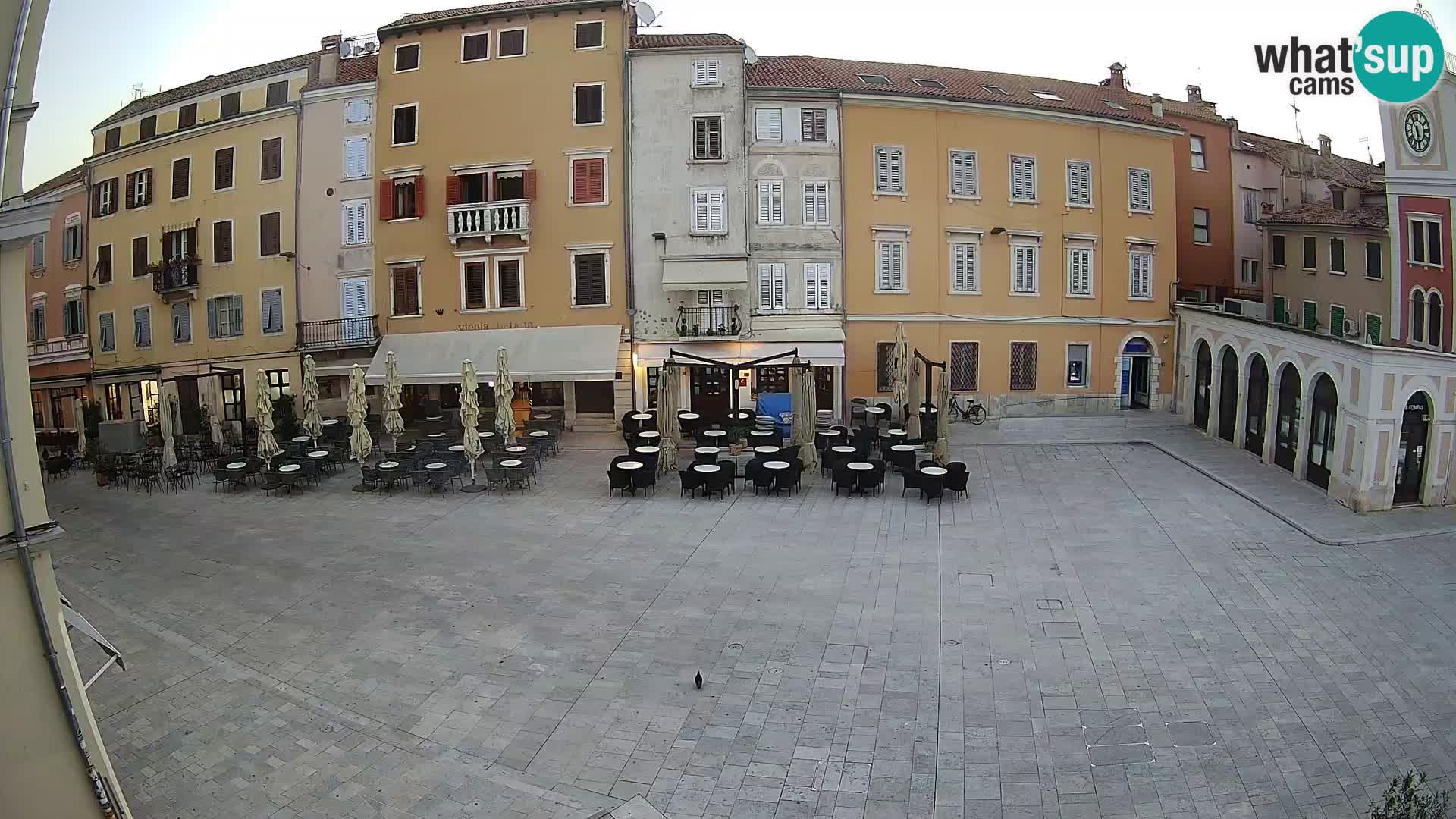 Webcam Rovinj Zentrum – Hauptplatz in Echtzeit