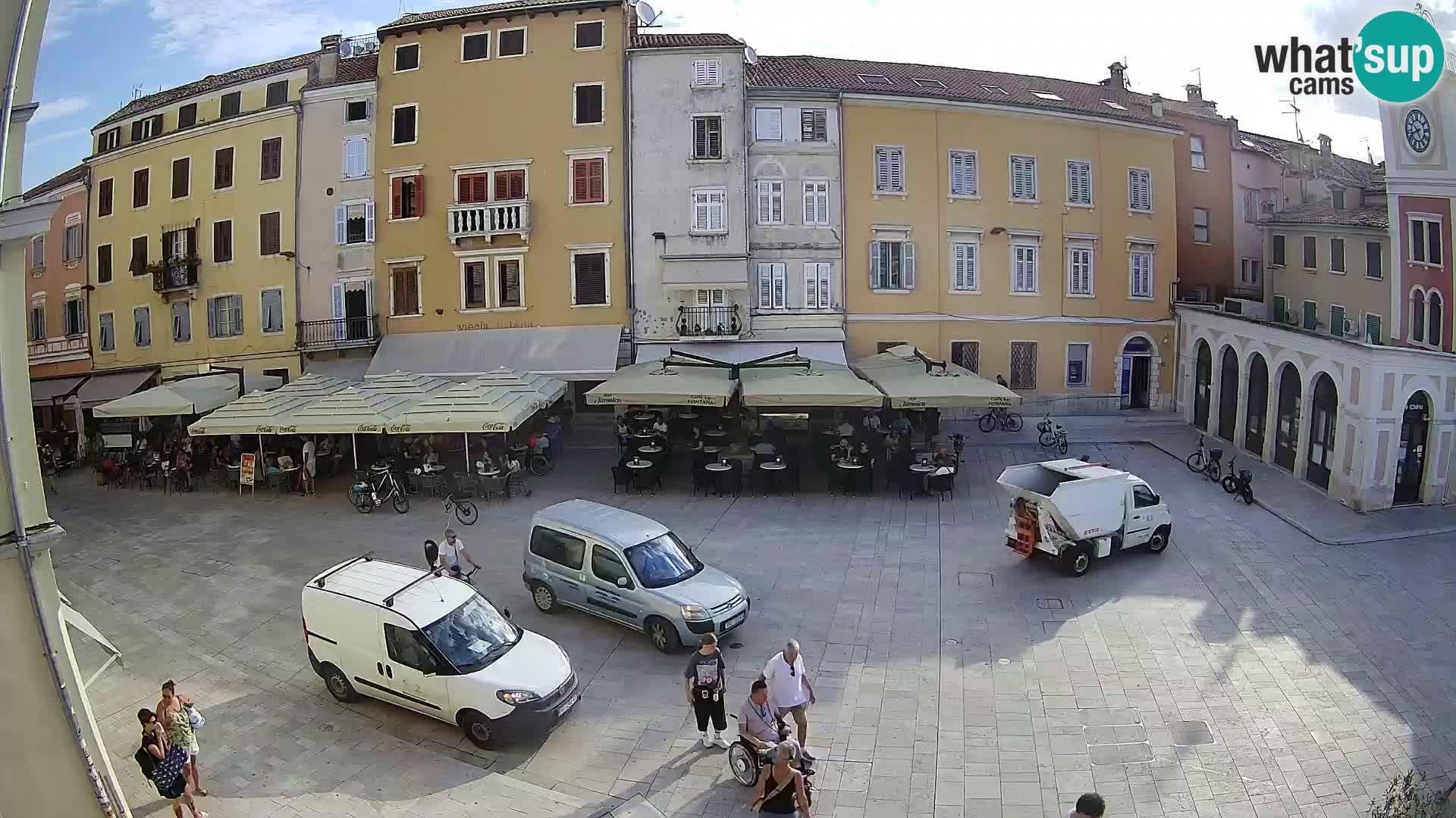 Webcam Rovinj Zentrum – Hauptplatz in Echtzeit
