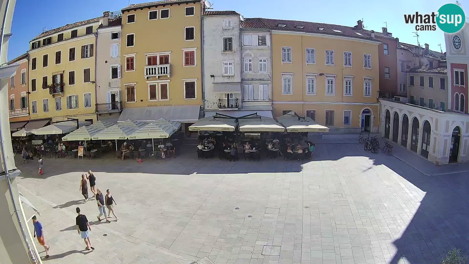 Webcam Rovinj Center – Plaza Principal