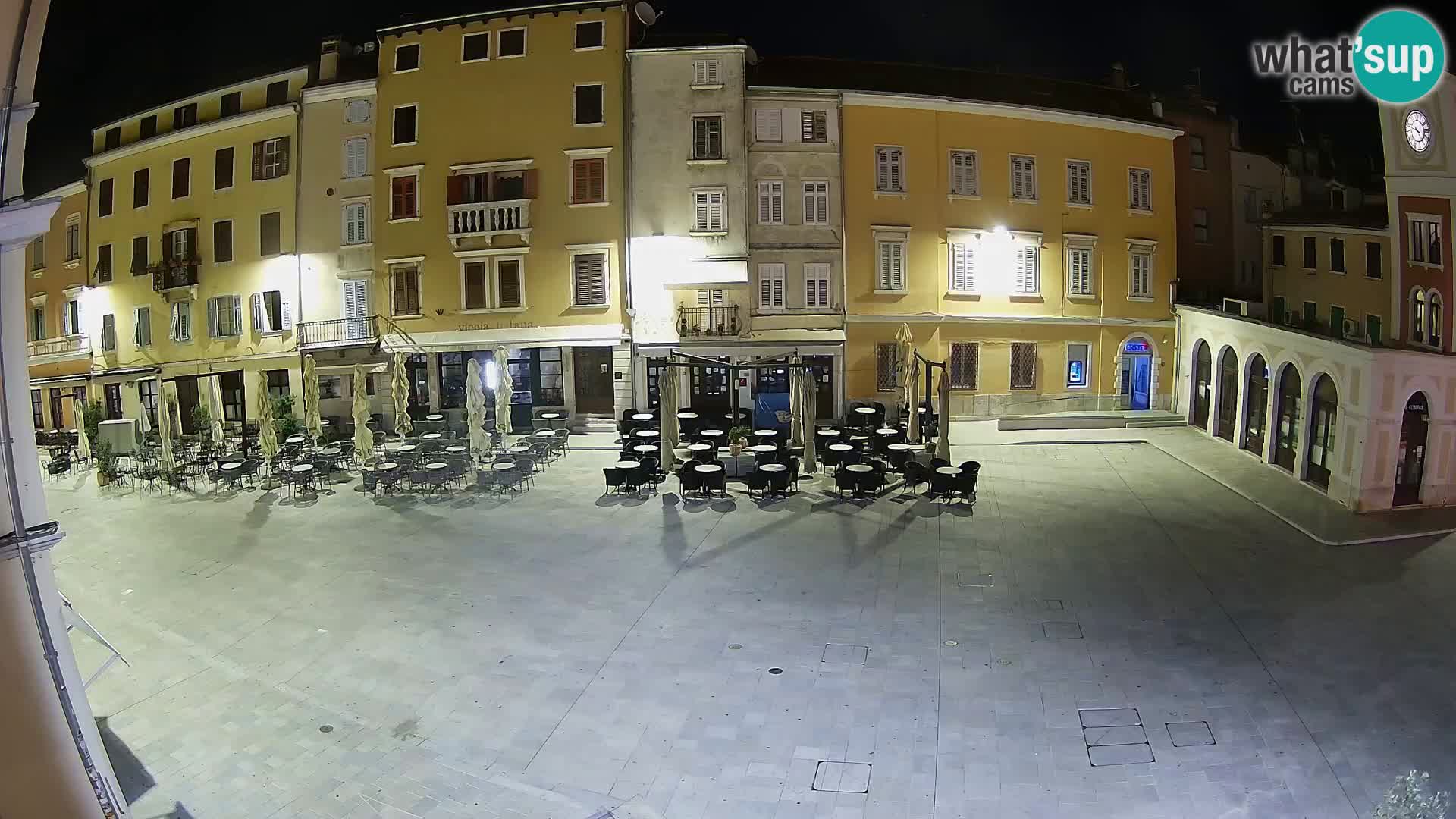 Webcam Rovinj Zentrum – Hauptplatz in Echtzeit