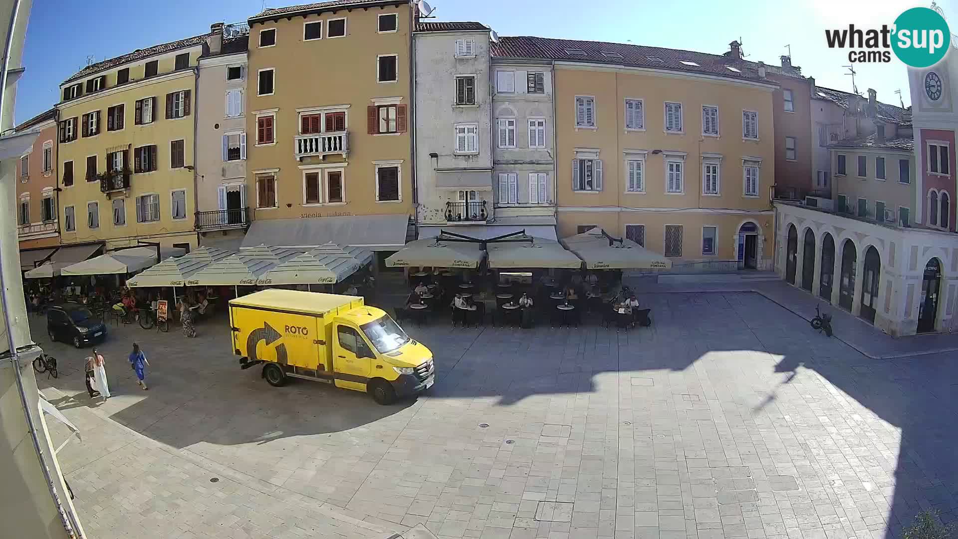 Webcam Rovinj Center – Plaza Principal