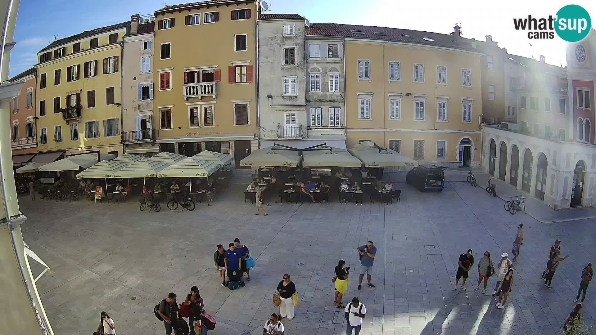 Webcam Rovinj Zentrum – Hauptplatz in Echtzeit