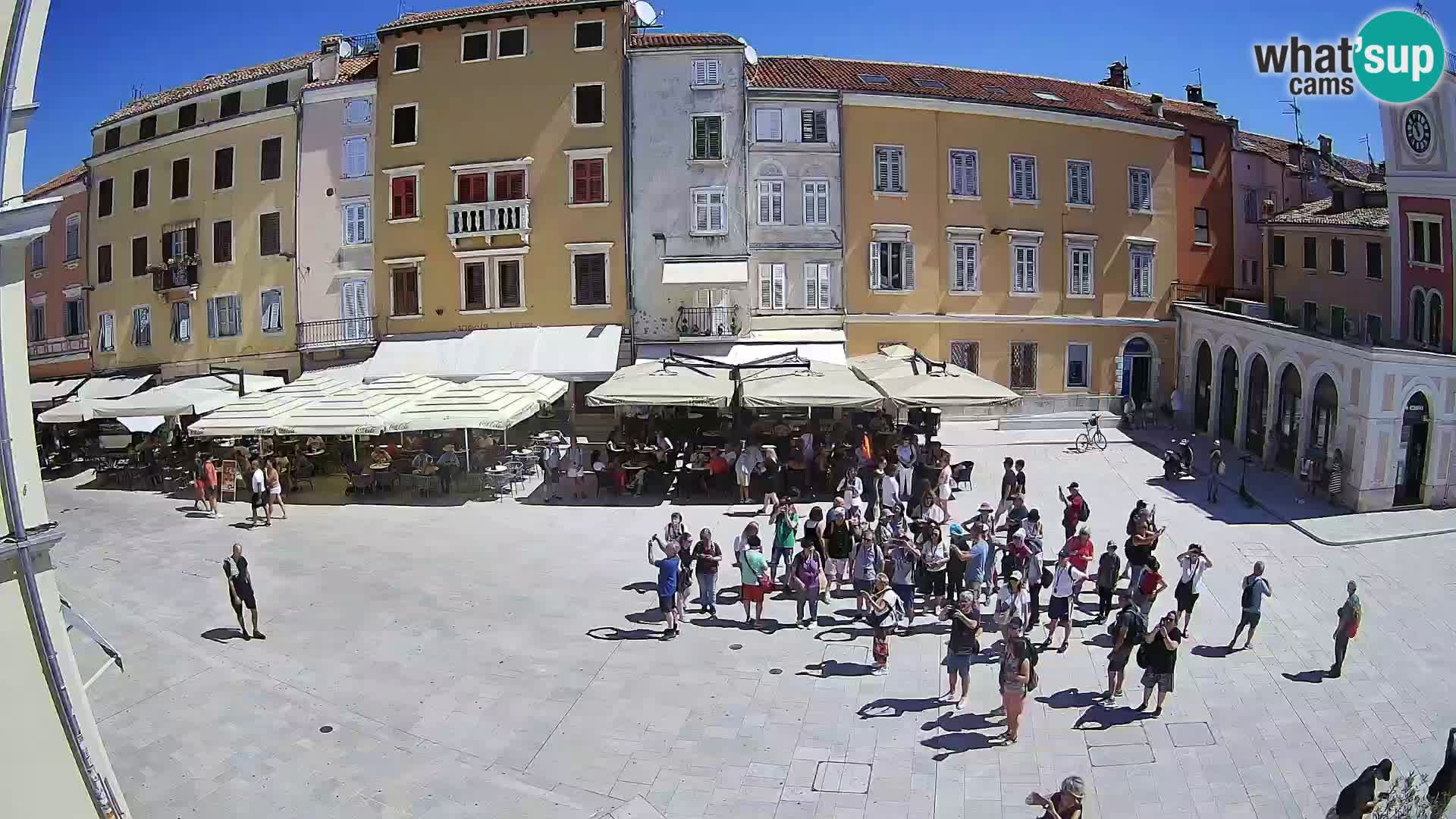Webcam Rovinj Zentrum – Hauptplatz in Echtzeit