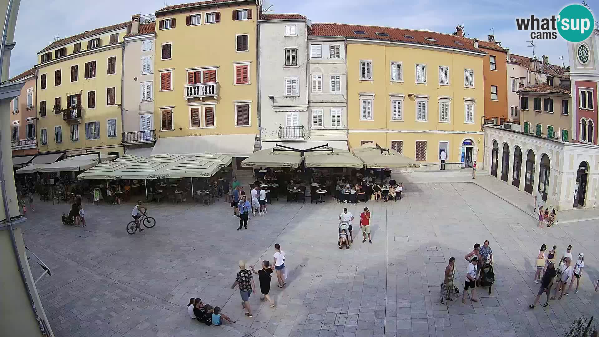 Webcam Rovinj Center – Plaza Principal
