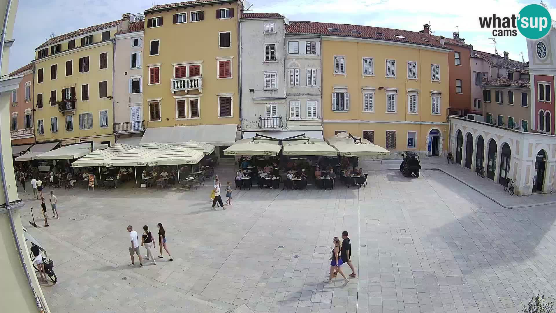 Webcam Rovinj Zentrum – Hauptplatz in Echtzeit