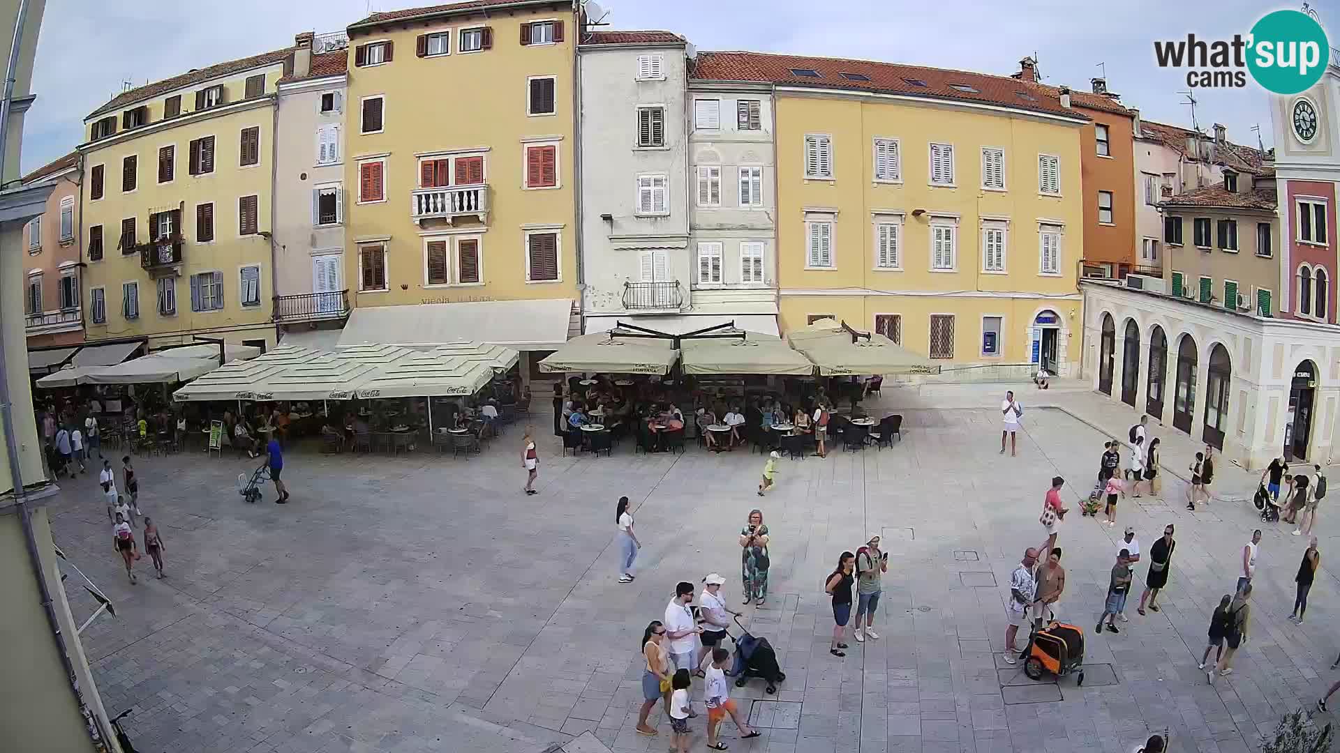 Webcam Rovinj Zentrum – Hauptplatz in Echtzeit