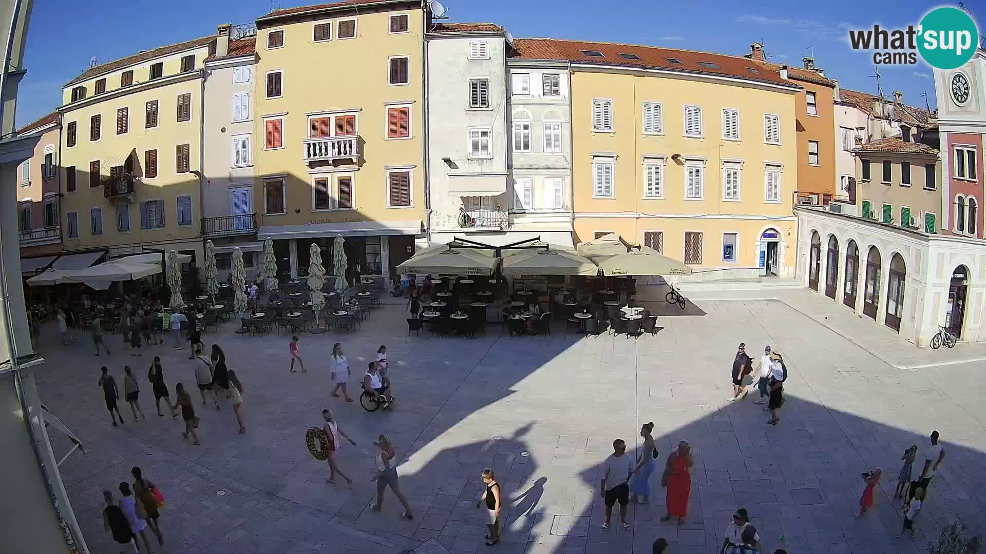 Webcam Rovinj Zentrum – Hauptplatz in Echtzeit