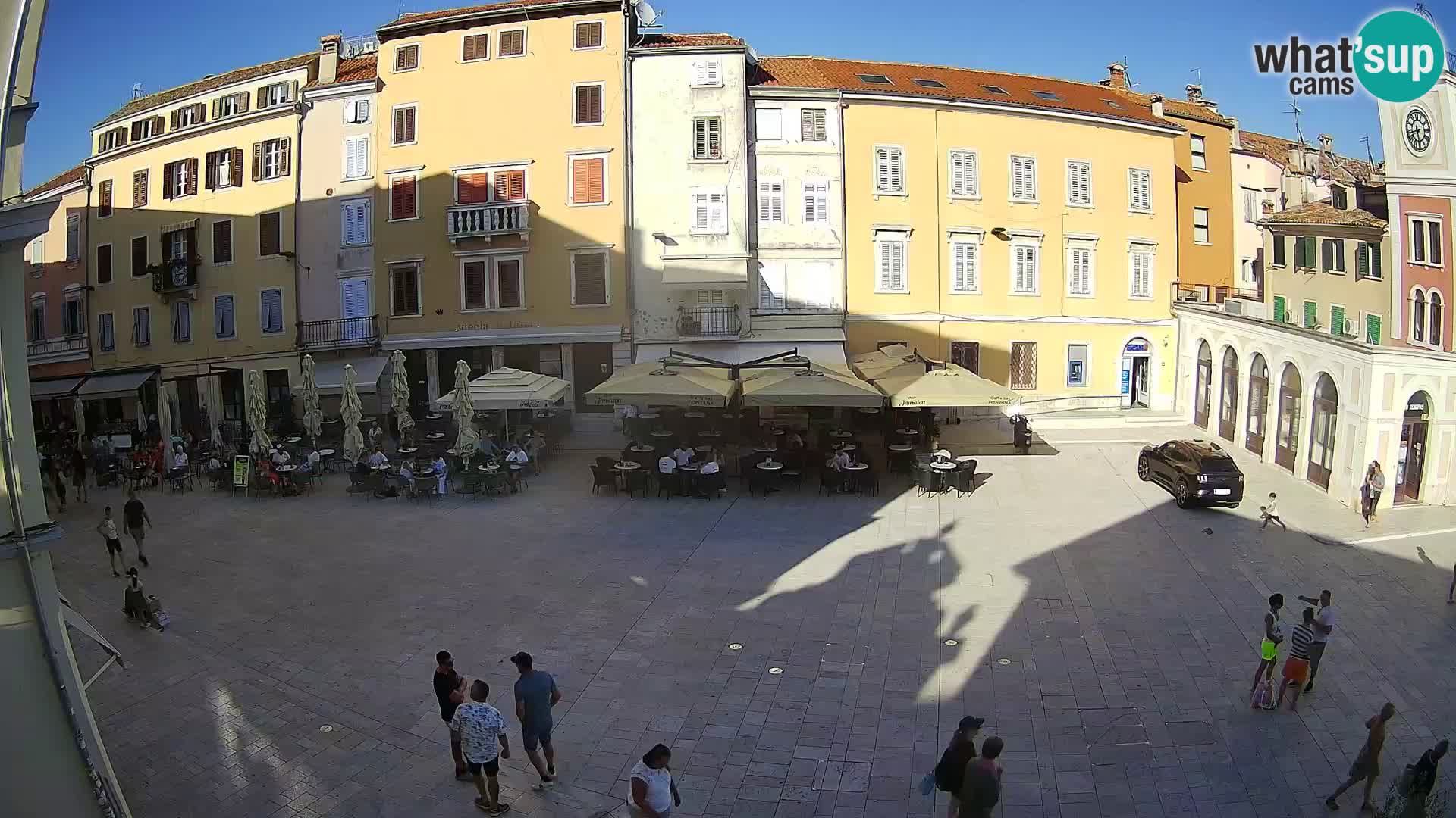 Webcam Rovinj Zentrum – Hauptplatz in Echtzeit