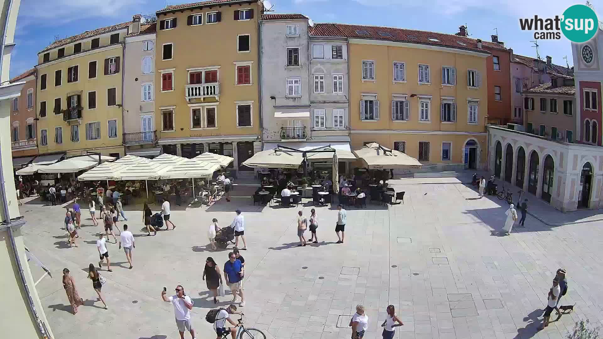 Webcam Rovinj Zentrum – Hauptplatz in Echtzeit